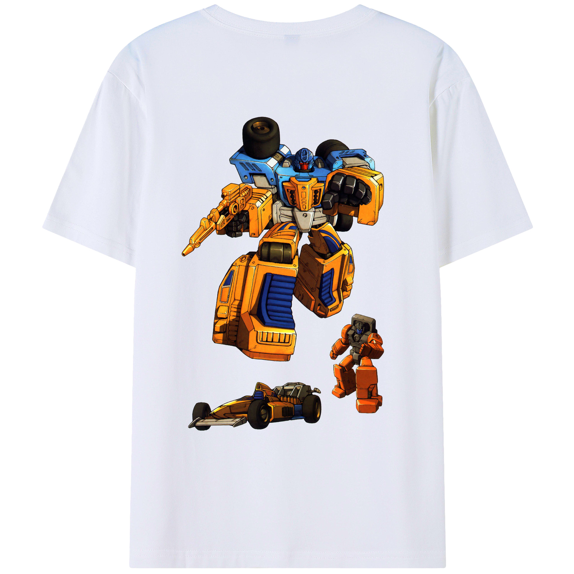 （画像用）  綿100％ メンズ半袖Tシャツ（バックプリント） 通気性