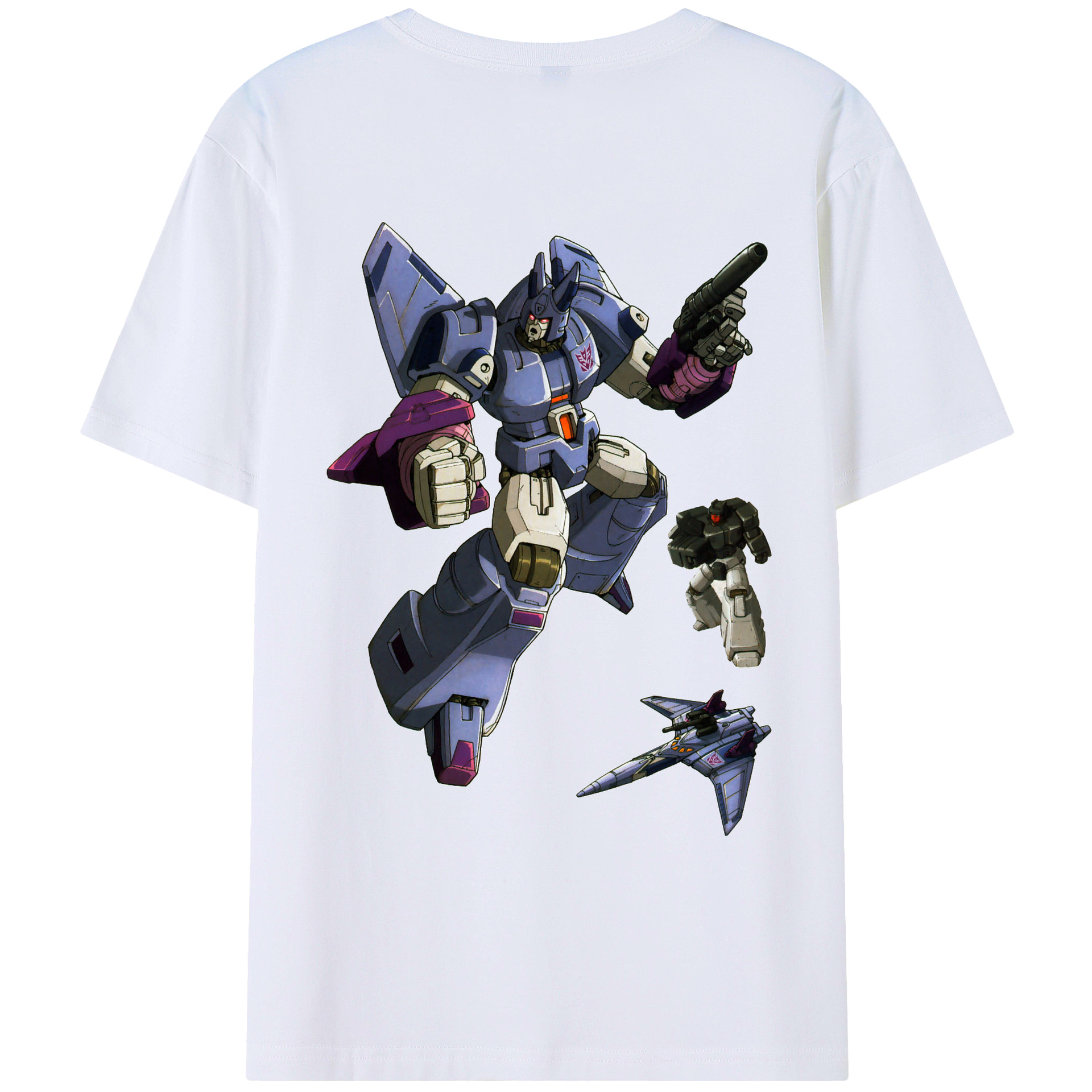（画像用）  綿100％ メンズ半袖Tシャツ（バックプリント） 通気性