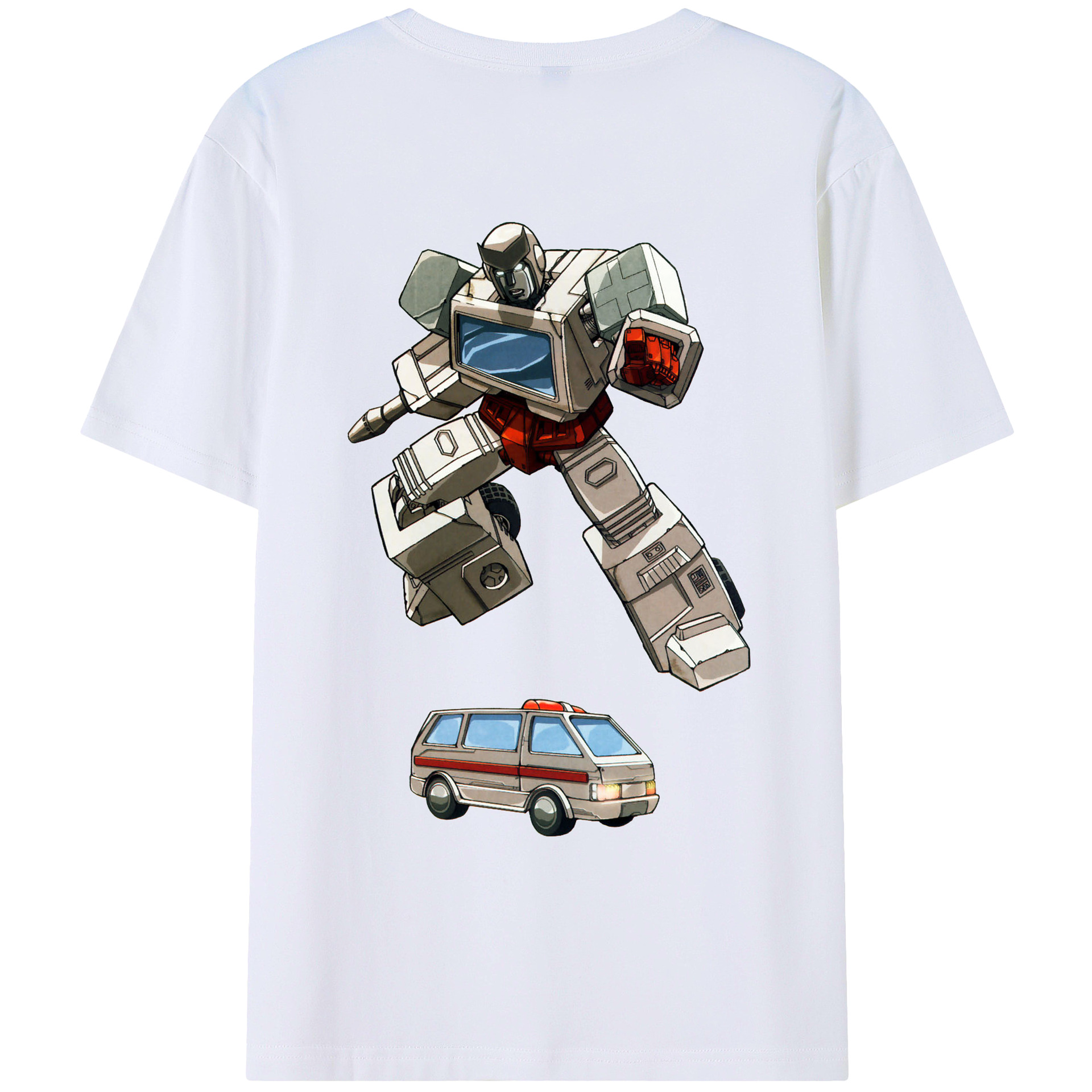 （画像用）  綿100％ メンズ半袖Tシャツ（バックプリント） 通気性
