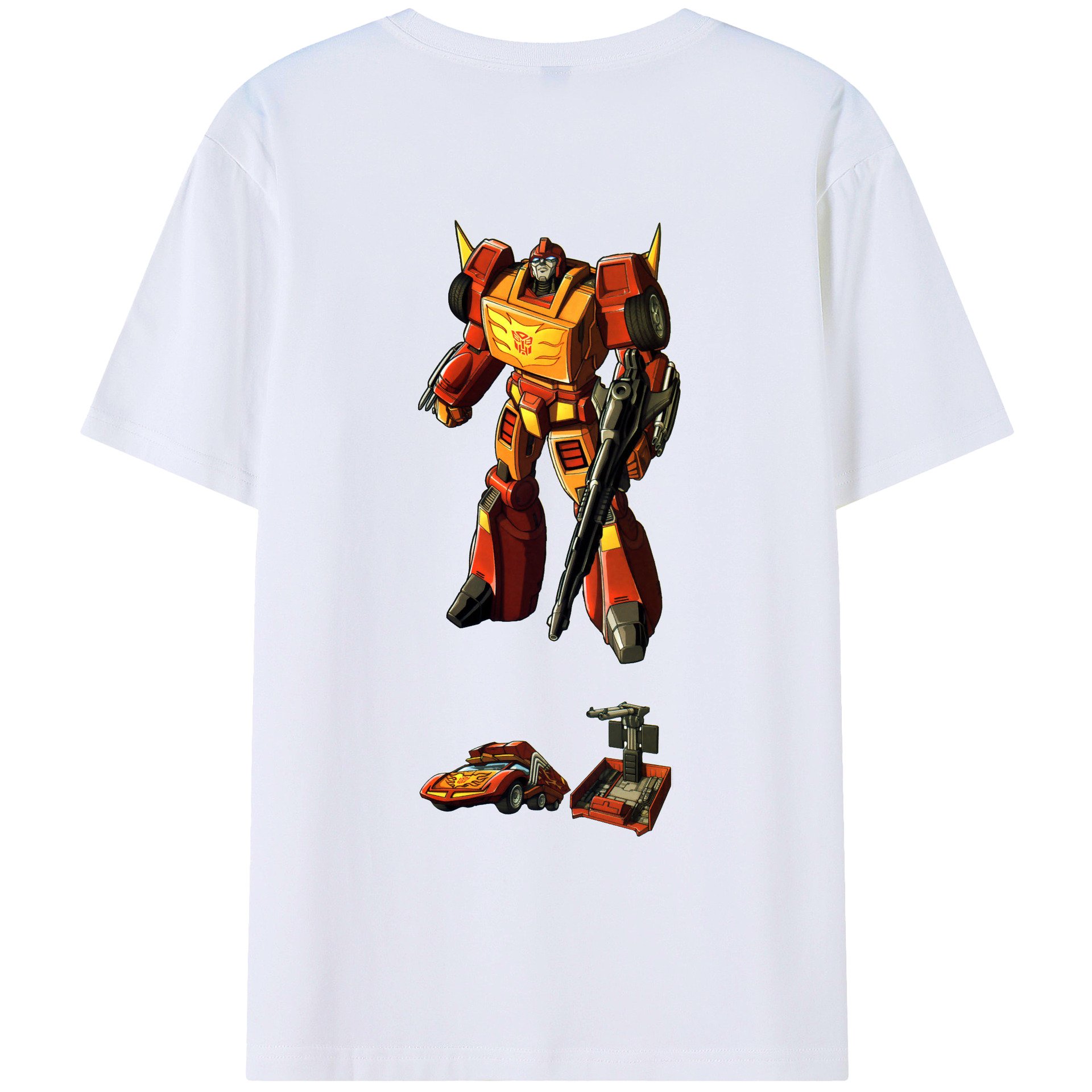 （画像用）  綿100％ メンズ半袖Tシャツ（バックプリント） 通気性