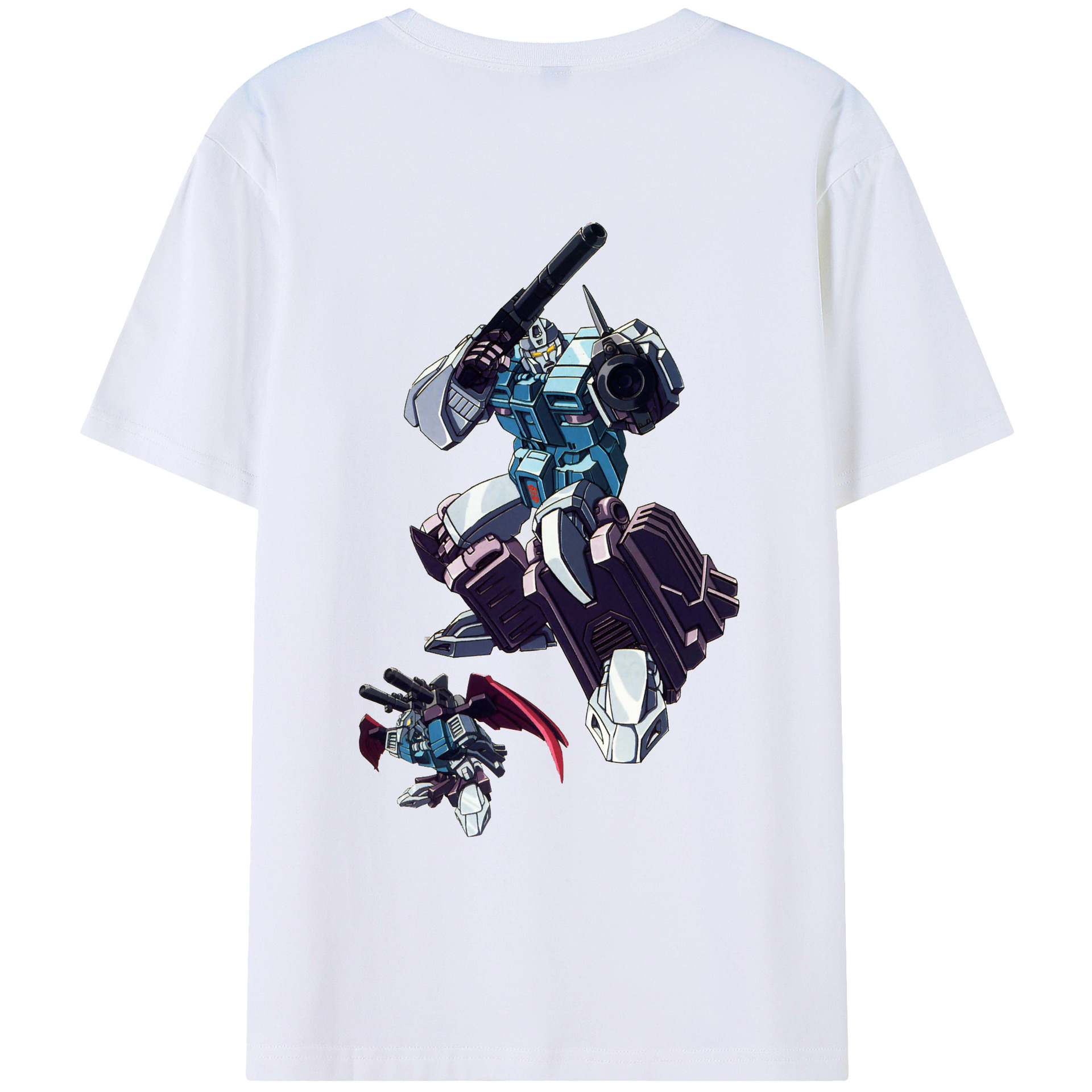 （画像用）  綿100％ メンズ半袖Tシャツ（バックプリント） 通気性