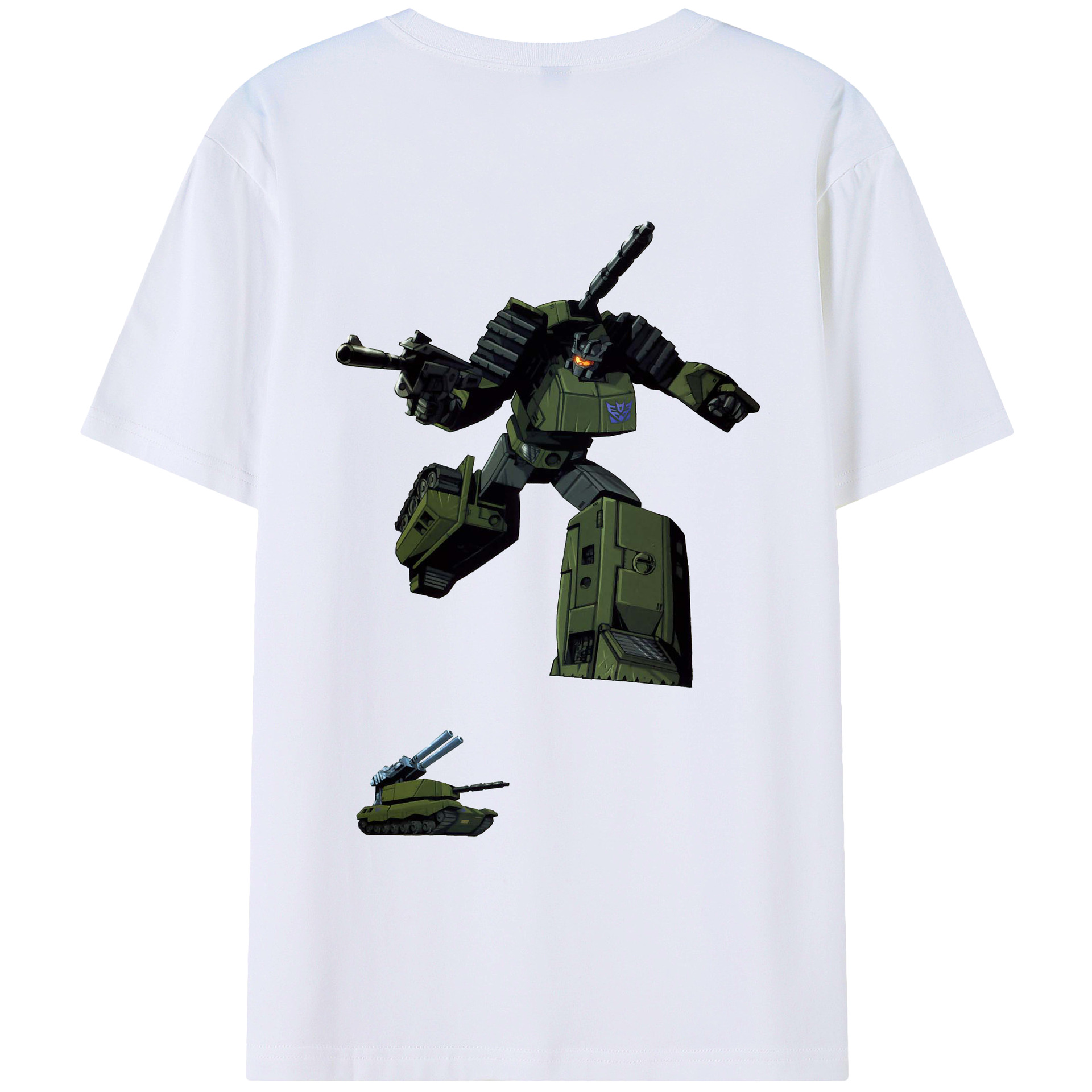（画像用）  綿100％ メンズ半袖Tシャツ（バックプリント） 通気性