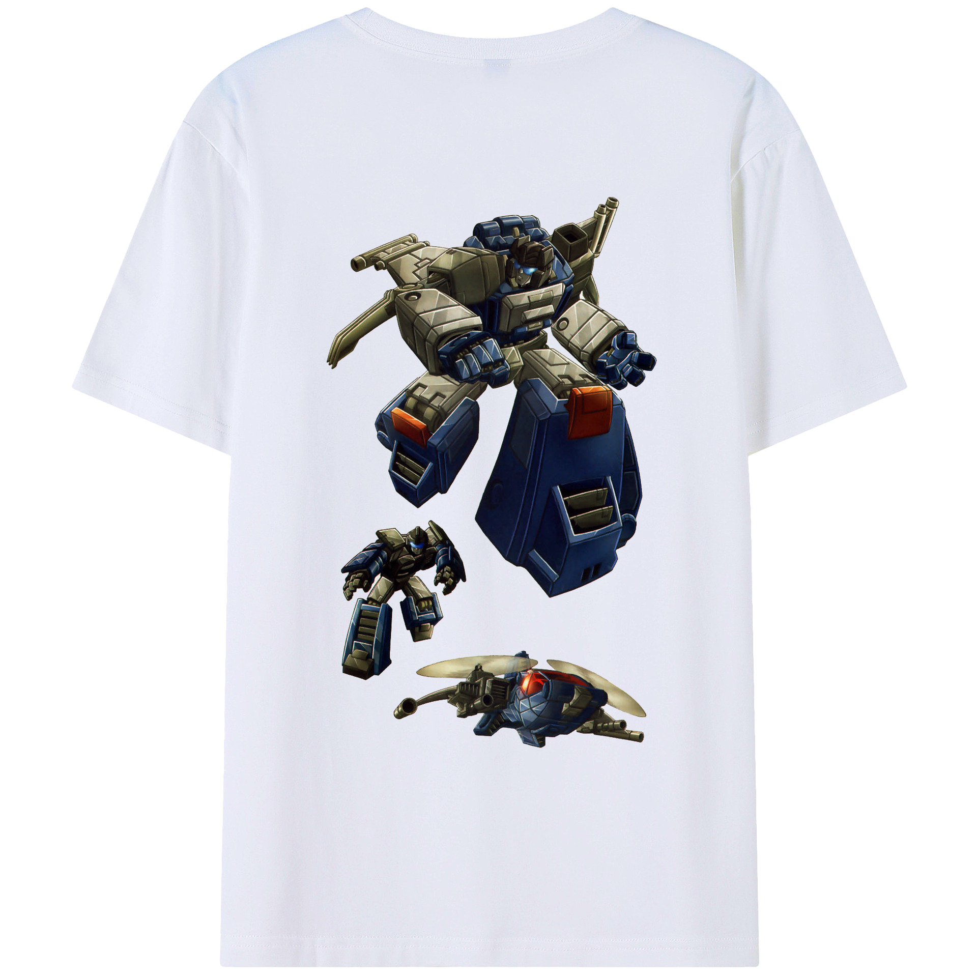 （画像用）  綿100％ メンズ半袖Tシャツ（バックプリント） 通気性