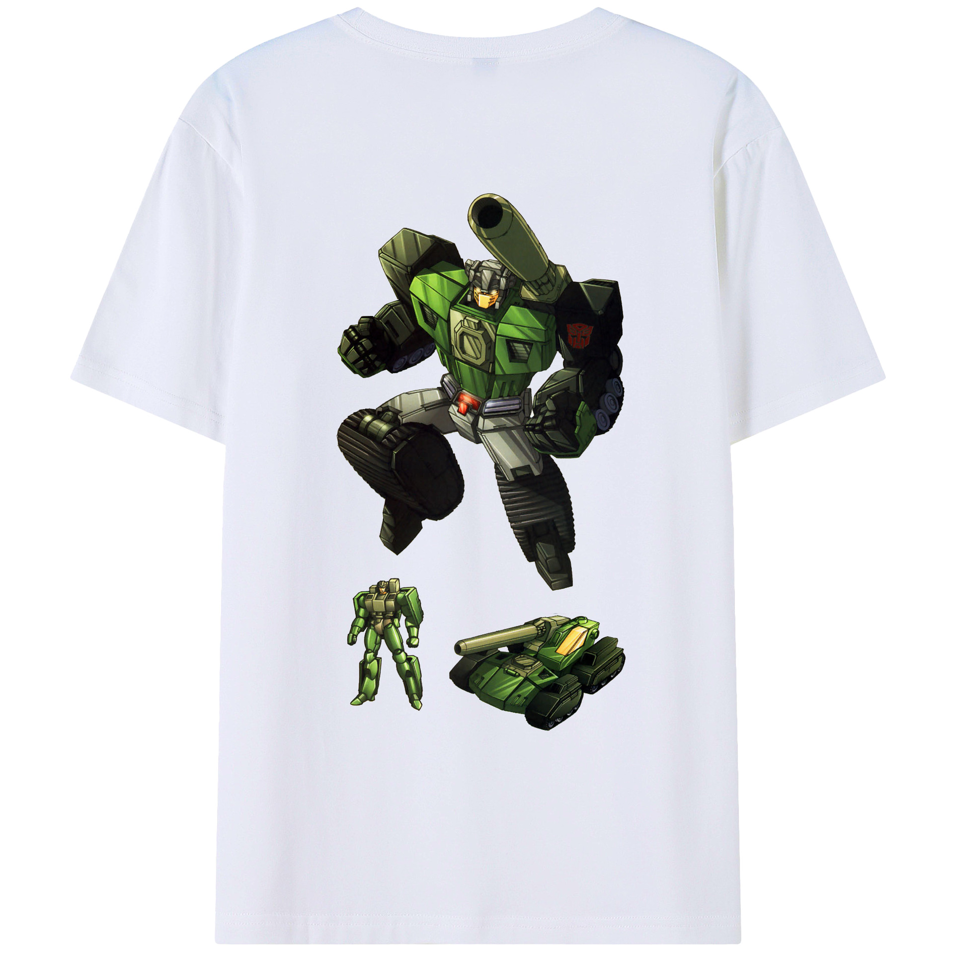 （画像用）  綿100％ メンズ半袖Tシャツ（バックプリント） 通気性