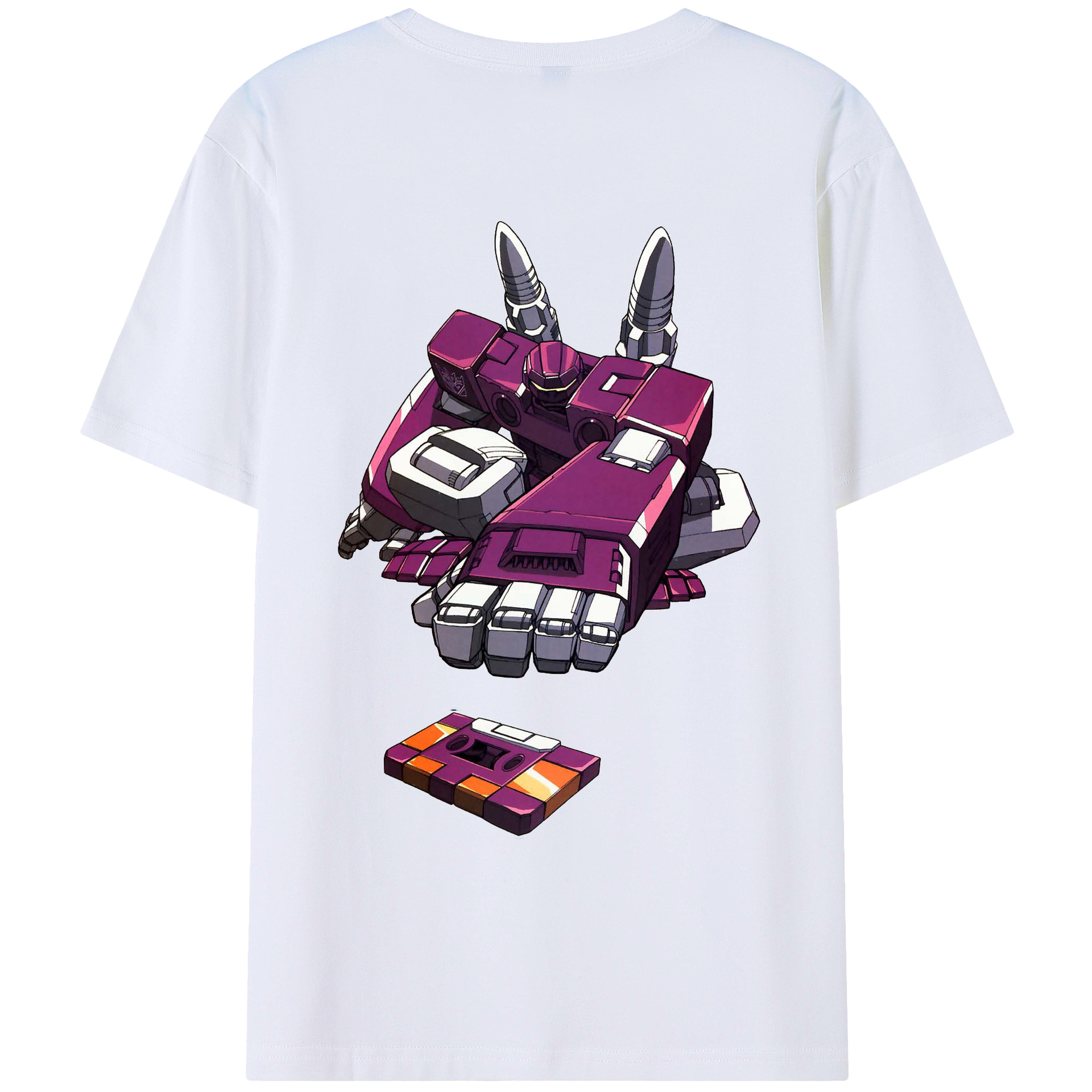 （画像用）  綿100％ メンズ半袖Tシャツ（バックプリント） 通気性