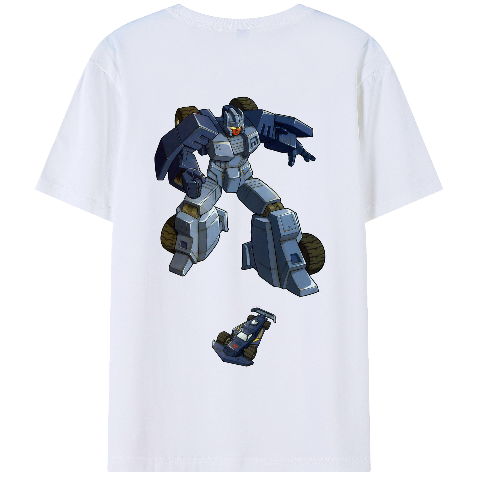 （画像用）  綿100％ メンズ半袖Tシャツ（バックプリント） 通気性