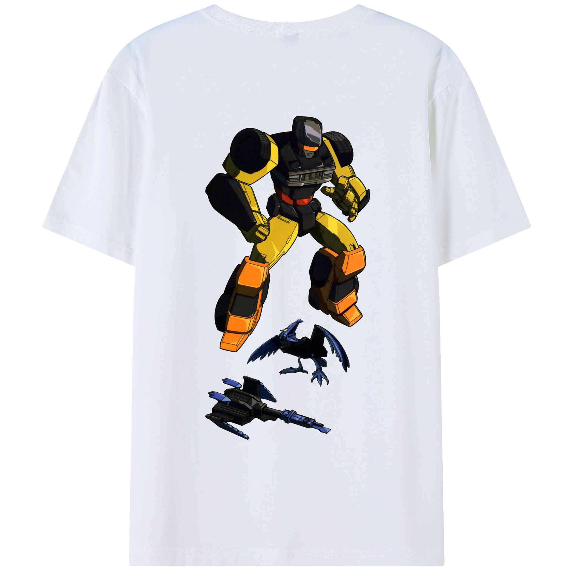 （画像用）  綿100％ メンズ半袖Tシャツ（バックプリント） 通気性