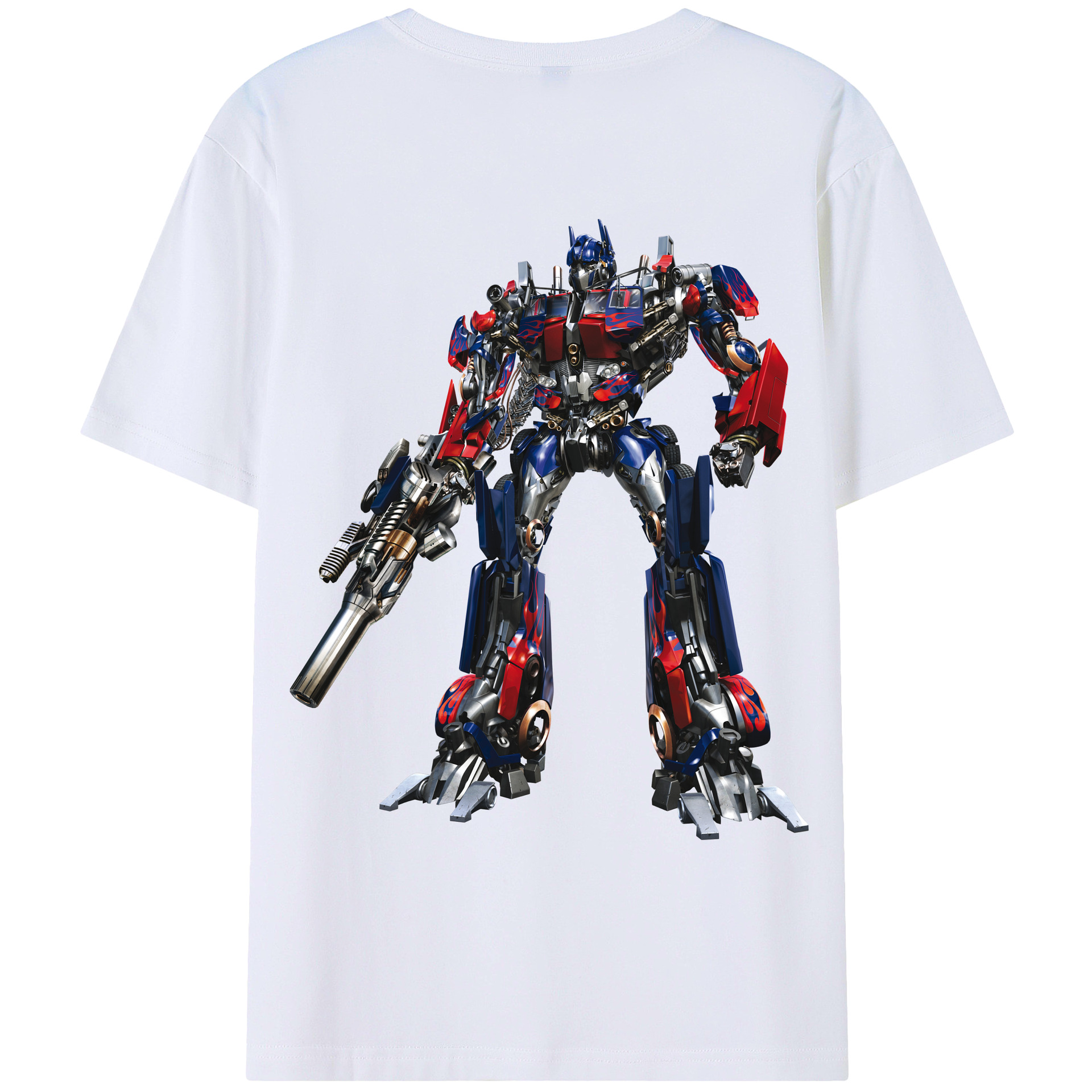 （画像用）  綿100％ メンズ半袖Tシャツ（バックプリント） 通気性
