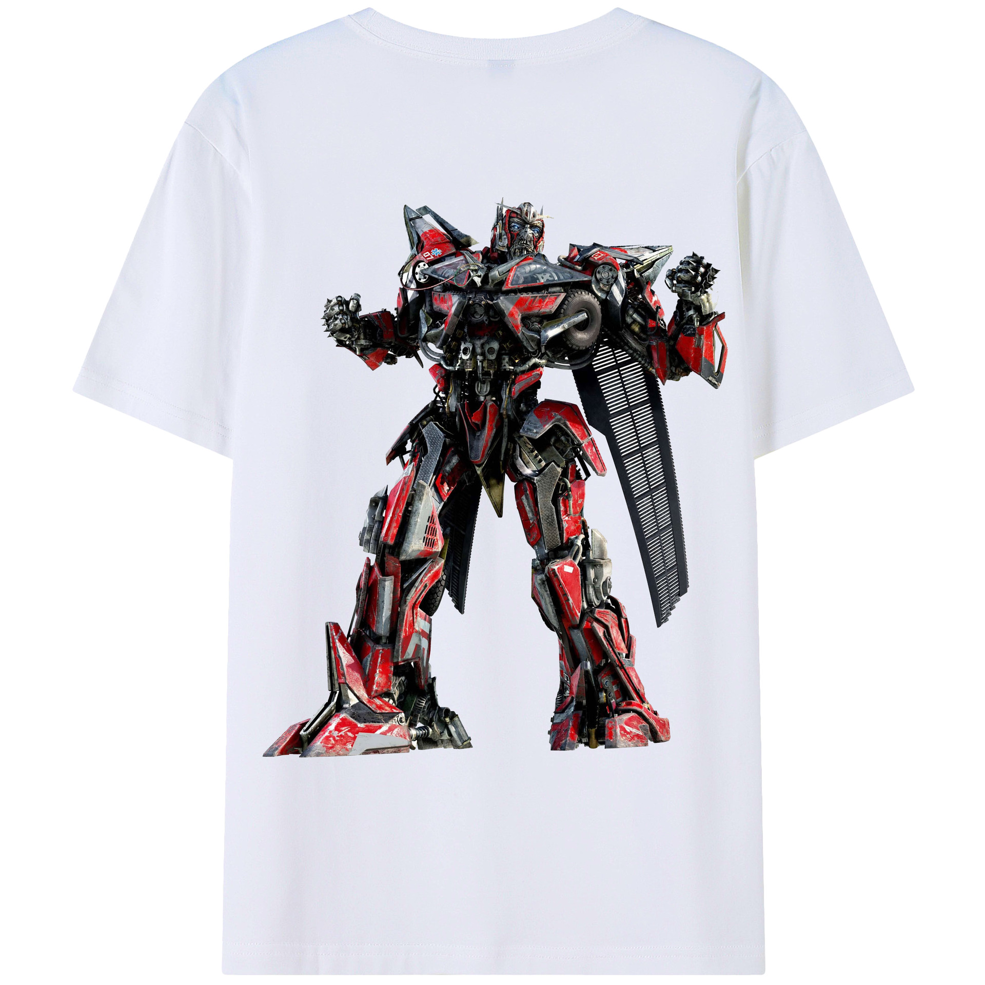 （画像用）  綿100％ メンズ半袖Tシャツ（バックプリント） 通気性