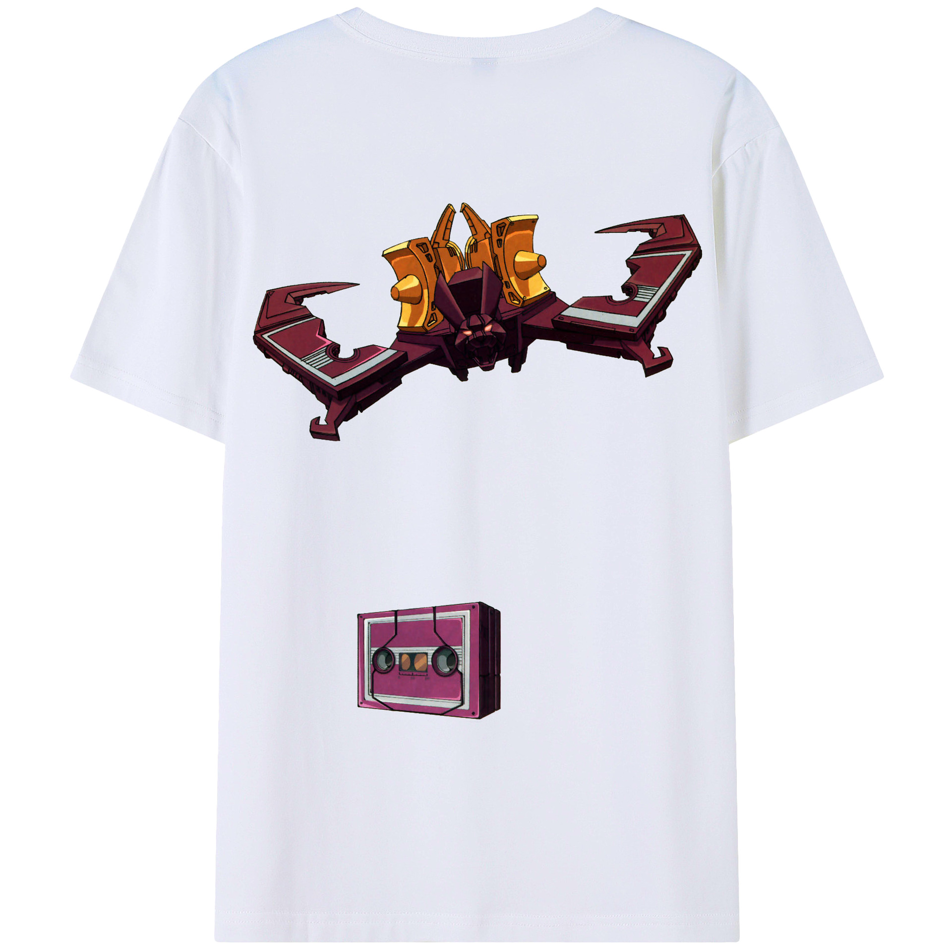 （画像用）  綿100％ メンズ半袖Tシャツ（バックプリント） 通気性