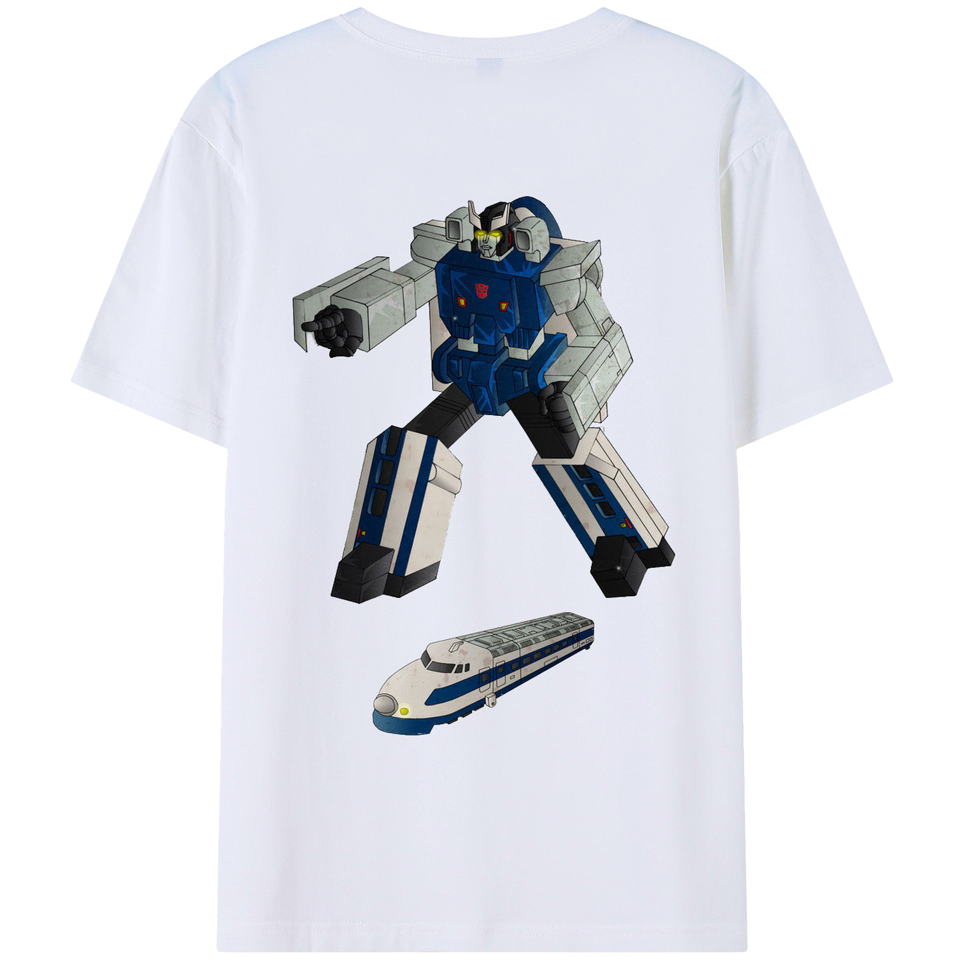 （画像用）  綿100％ メンズ半袖Tシャツ（バックプリント） 通気性