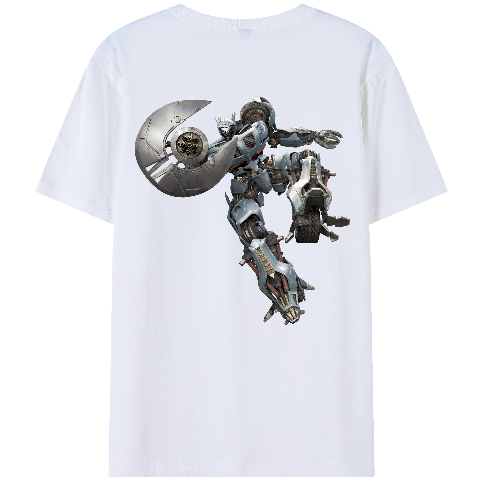 （画像用）  綿100％ メンズ半袖Tシャツ（バックプリント） 通気性