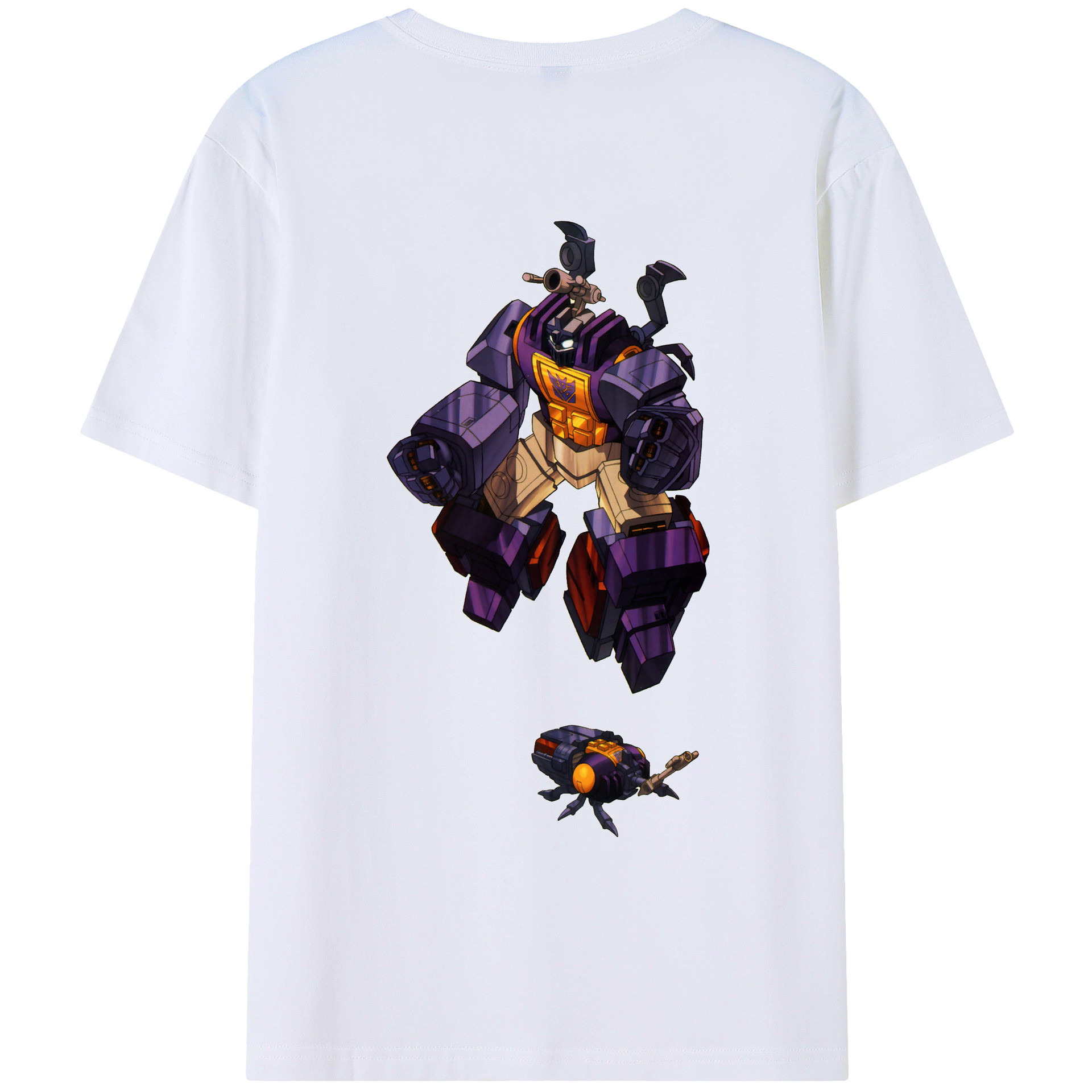 （画像用）  綿100％ メンズ半袖Tシャツ（バックプリント） 通気性