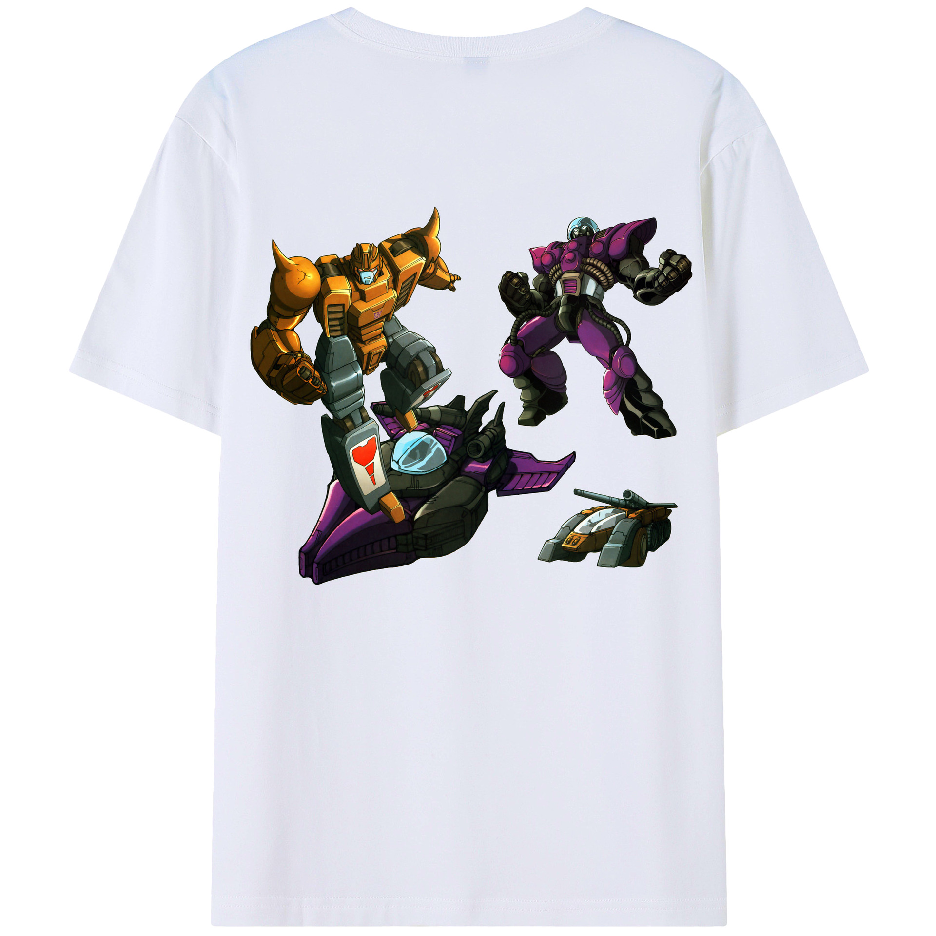 （画像用）  綿100％ メンズ半袖Tシャツ（バックプリント） 通気性
