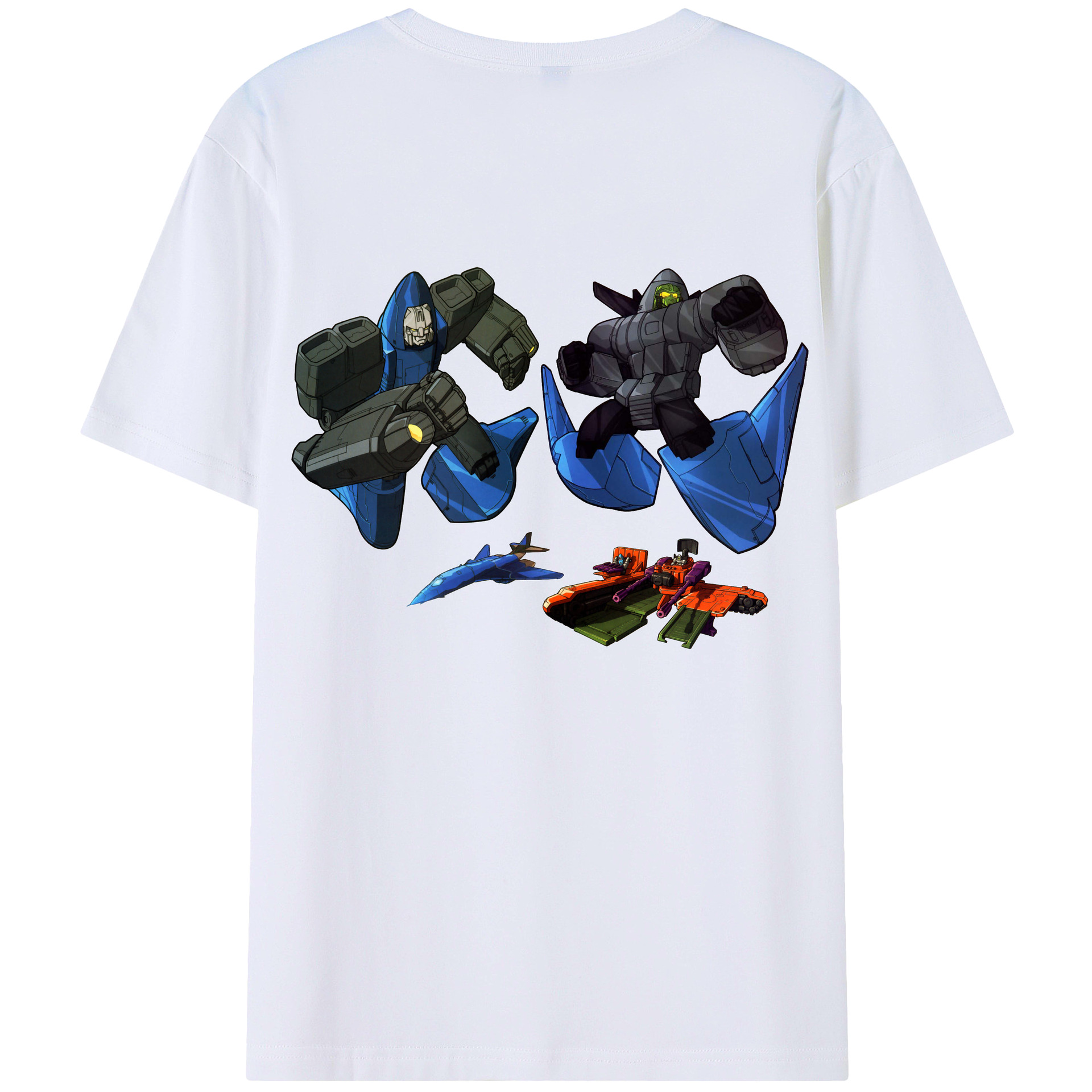 （画像用）  綿100％ メンズ半袖Tシャツ（バックプリント） 通気性