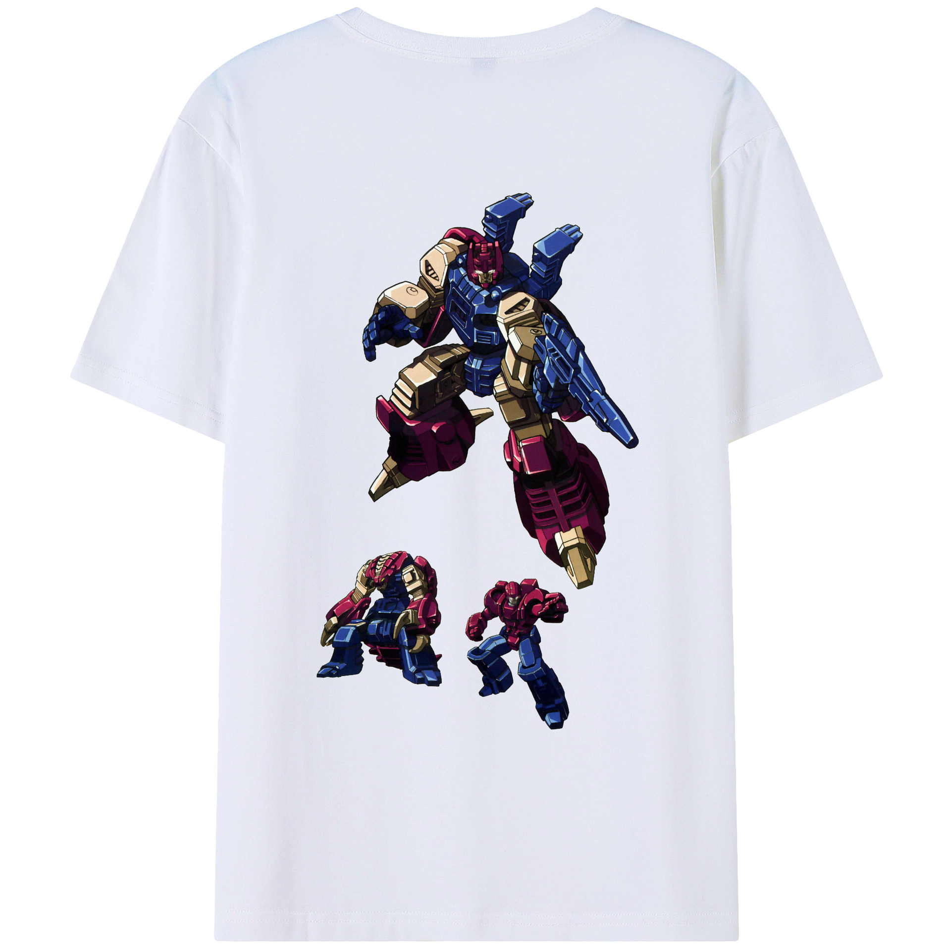 （画像用）  綿100％ メンズ半袖Tシャツ（バックプリント） 通気性