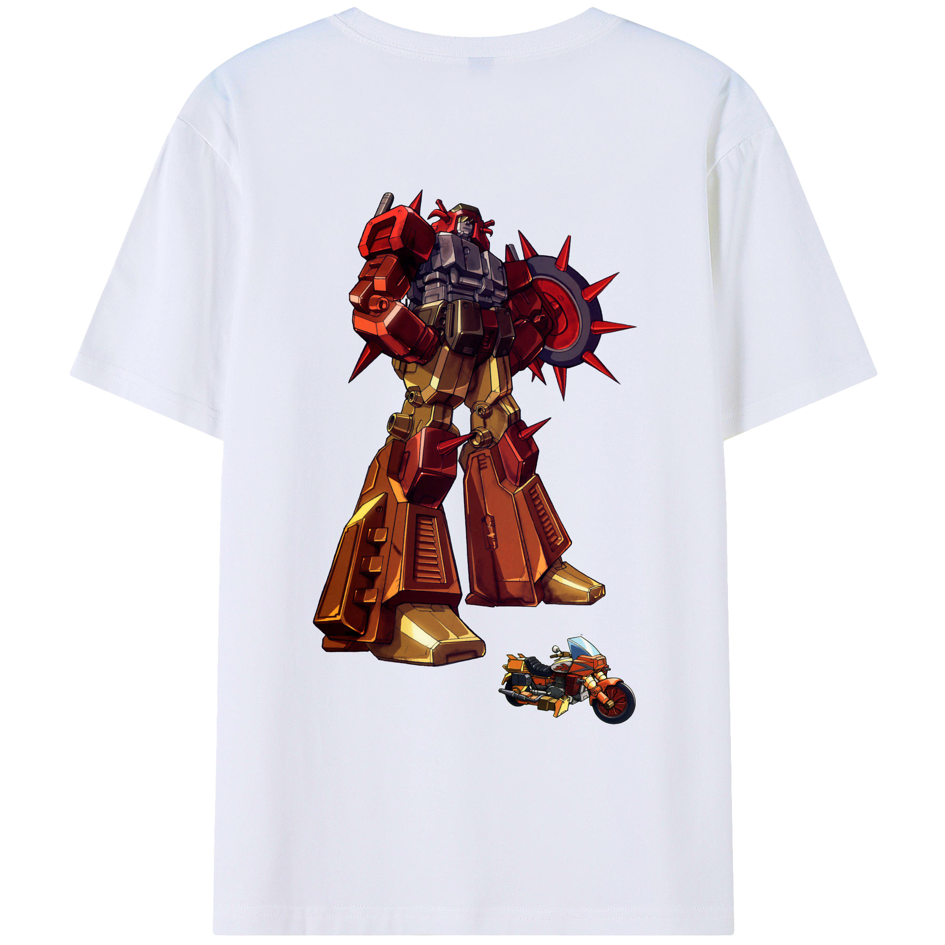（画像用）  綿100％ メンズ半袖Tシャツ（バックプリント） 通気性