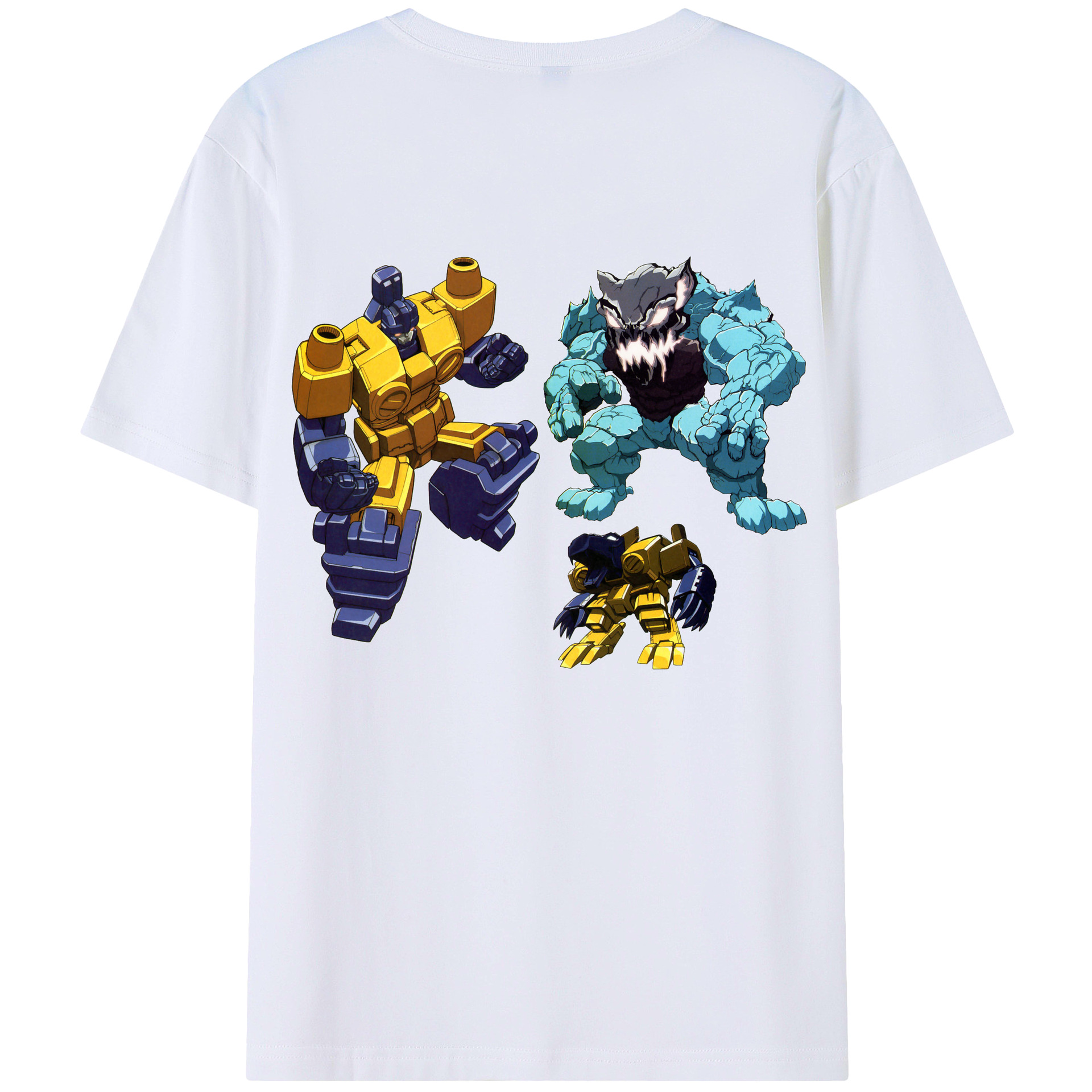 （画像用）  綿100％ メンズ半袖Tシャツ（バックプリント） 通気性