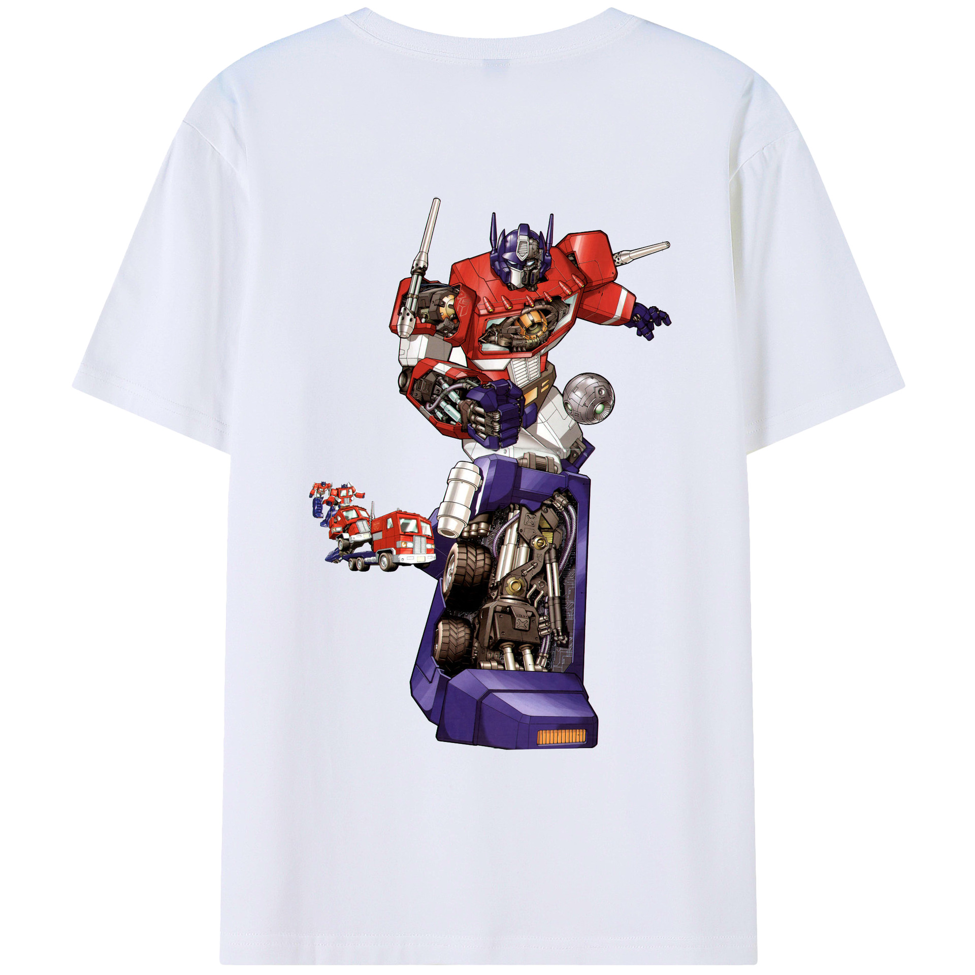 （画像用）  綿100％ メンズ半袖Tシャツ（バックプリント） 通気性