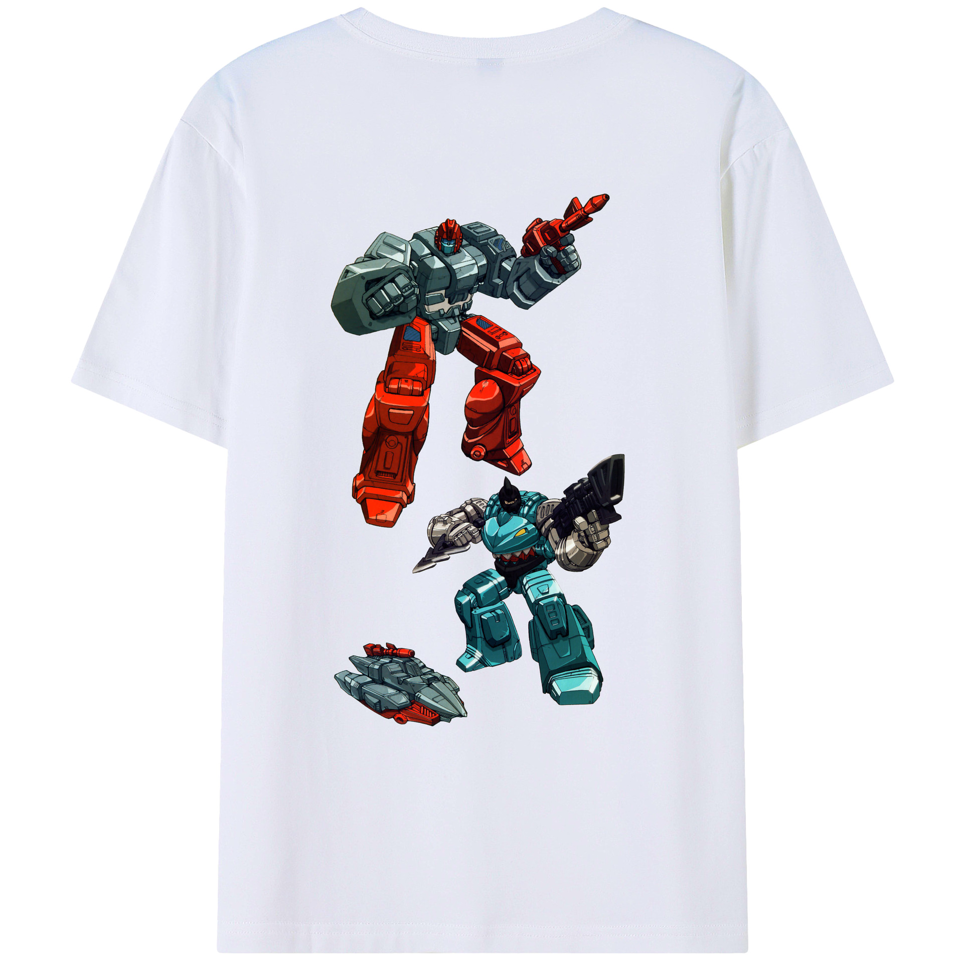 （画像用）  綿100％ メンズ半袖Tシャツ（バックプリント） 通気性