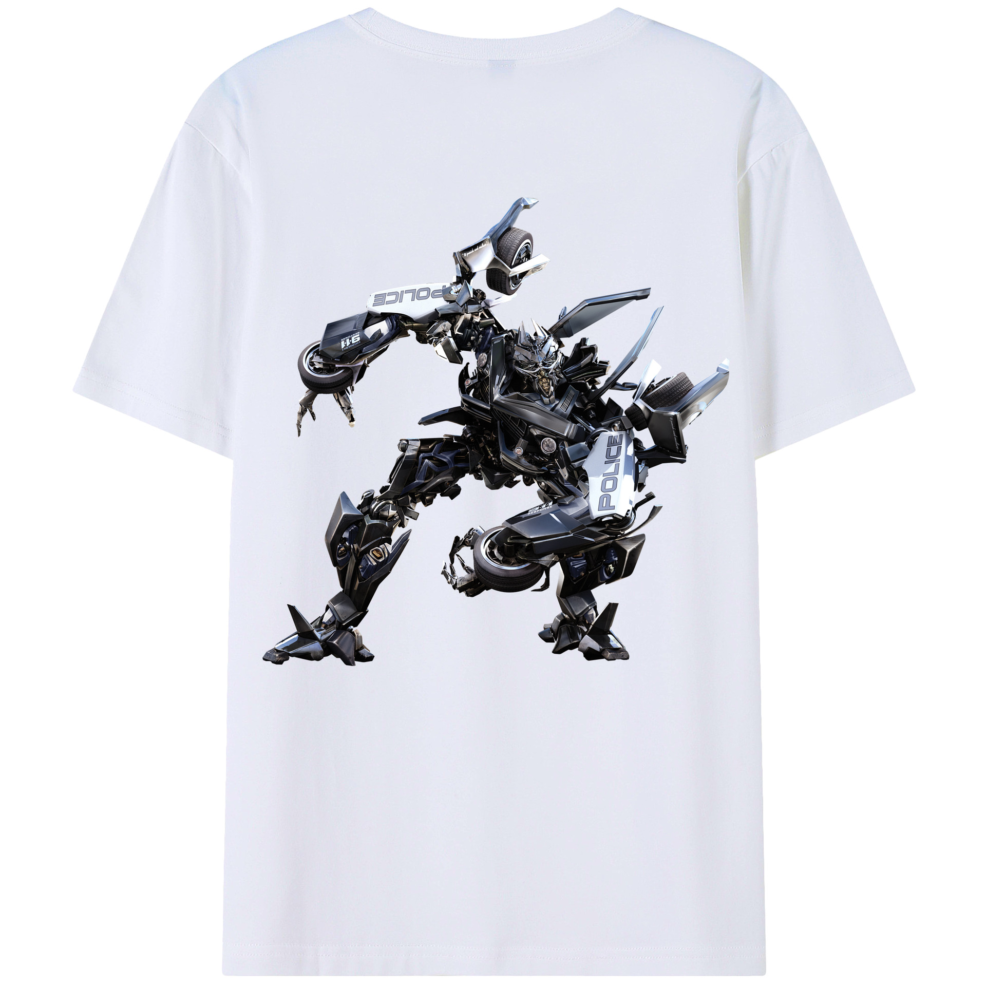 （画像用）  綿100％ メンズ半袖Tシャツ（バックプリント） 通気性