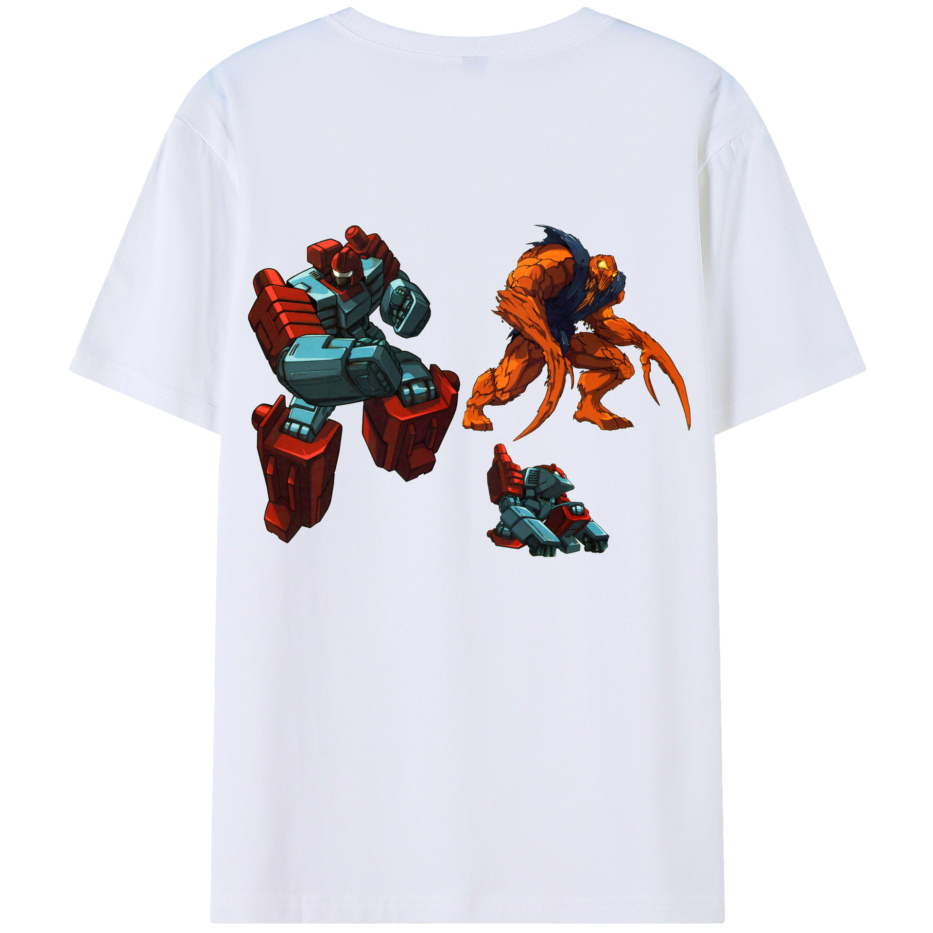 （画像用）  綿100％ メンズ半袖Tシャツ（バックプリント） 通気性
