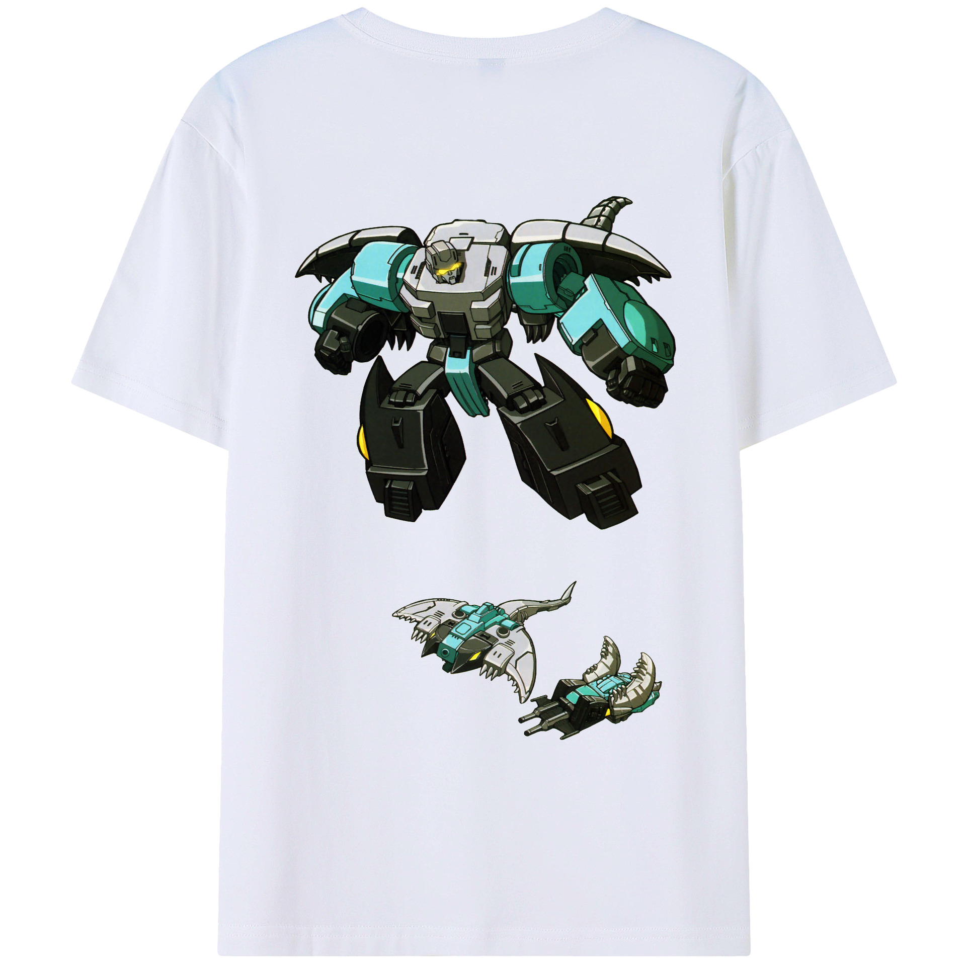 （画像用）  綿100％ メンズ半袖Tシャツ（バックプリント） 通気性