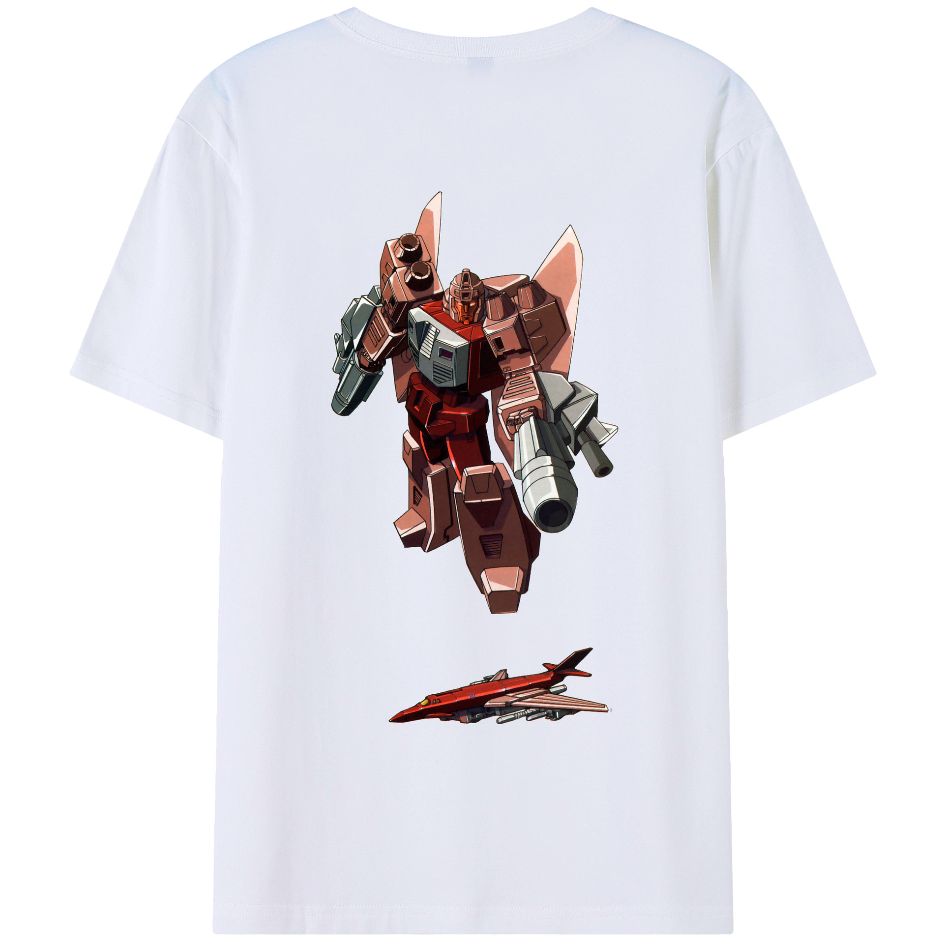 （画像用）  綿100％ メンズ半袖Tシャツ（バックプリント） 通気性