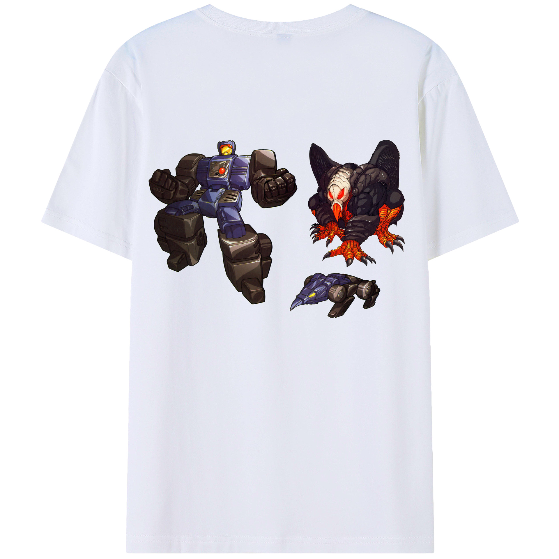 （画像用）  綿100％ メンズ半袖Tシャツ（バックプリント） 通気性