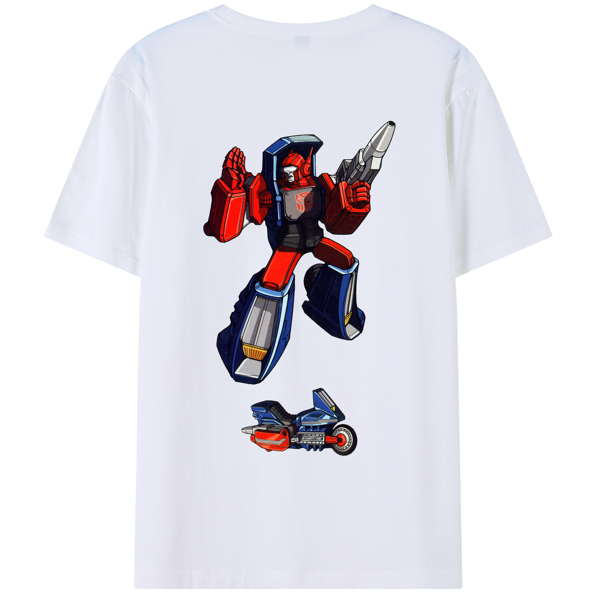 （画像用）  綿100％ メンズ半袖Tシャツ（バックプリント） 通気性