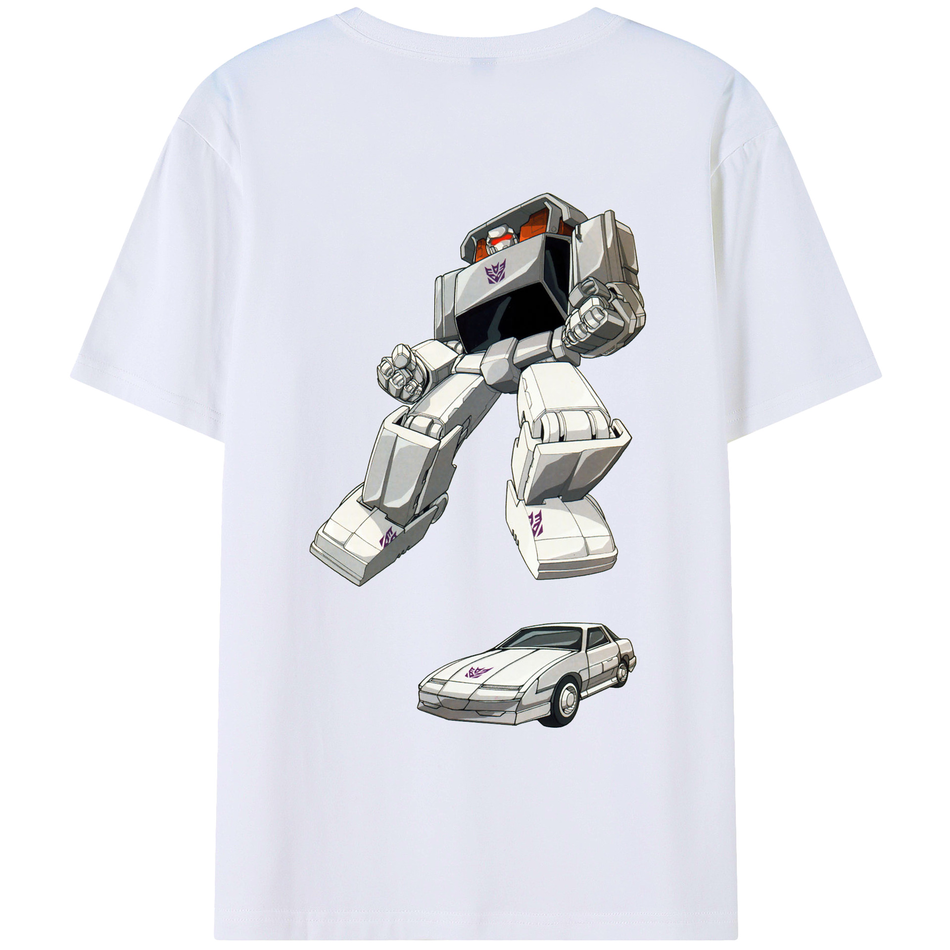 （画像用）  綿100％ メンズ半袖Tシャツ（バックプリント） 通気性