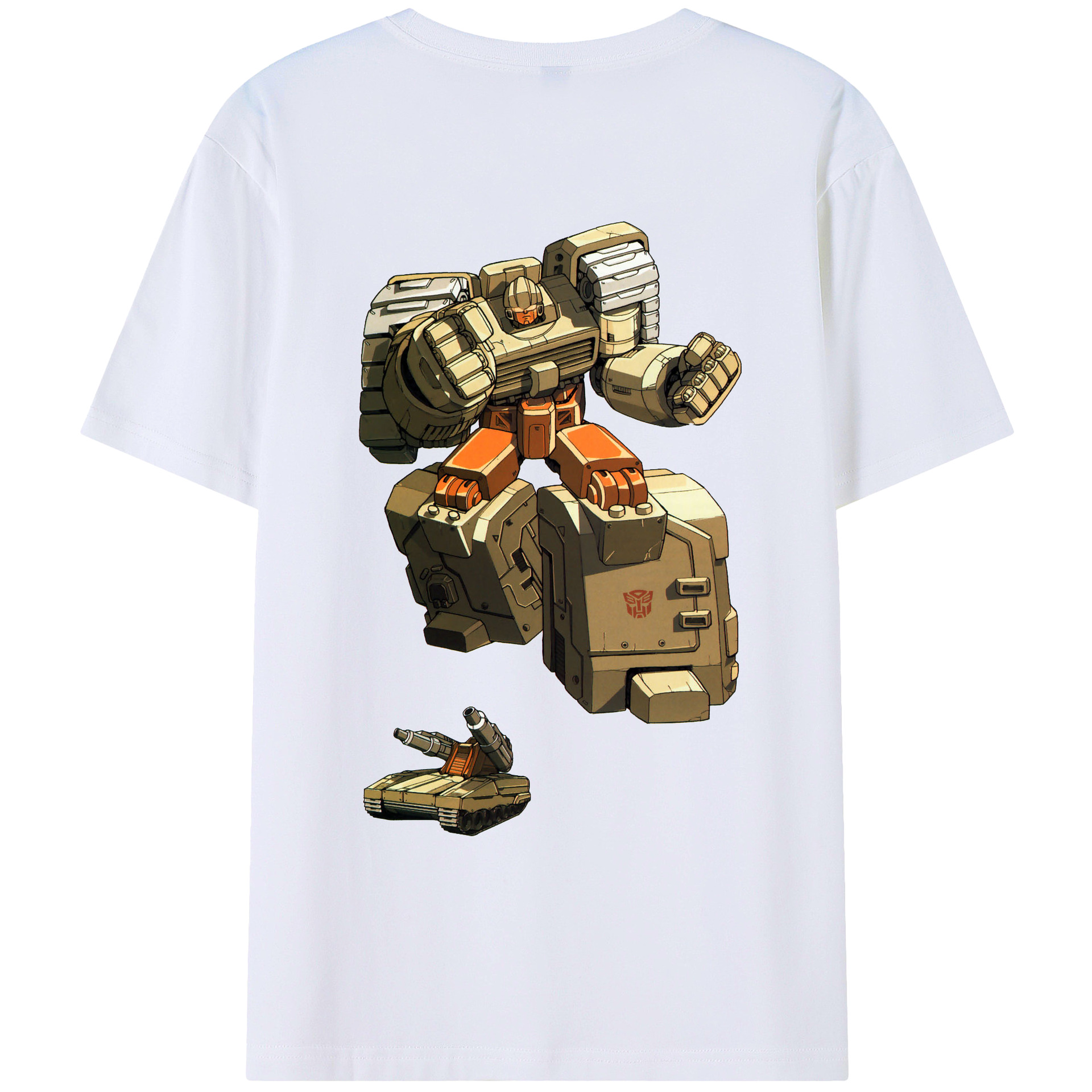 （画像用）  綿100％ メンズ半袖Tシャツ（バックプリント） 通気性