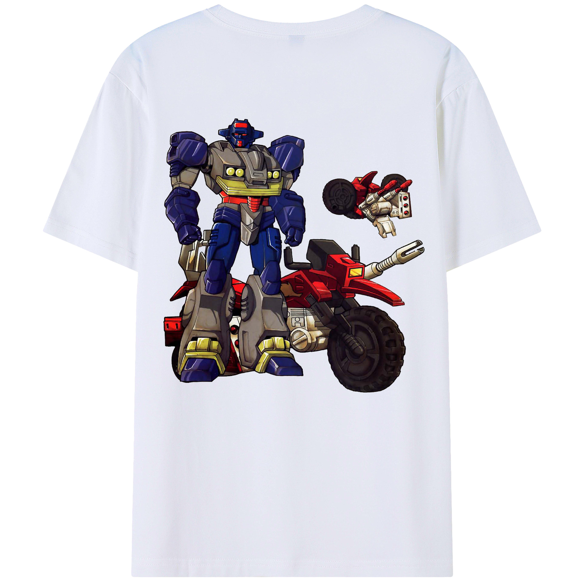 （画像用）  綿100％ メンズ半袖Tシャツ（バックプリント） 通気性