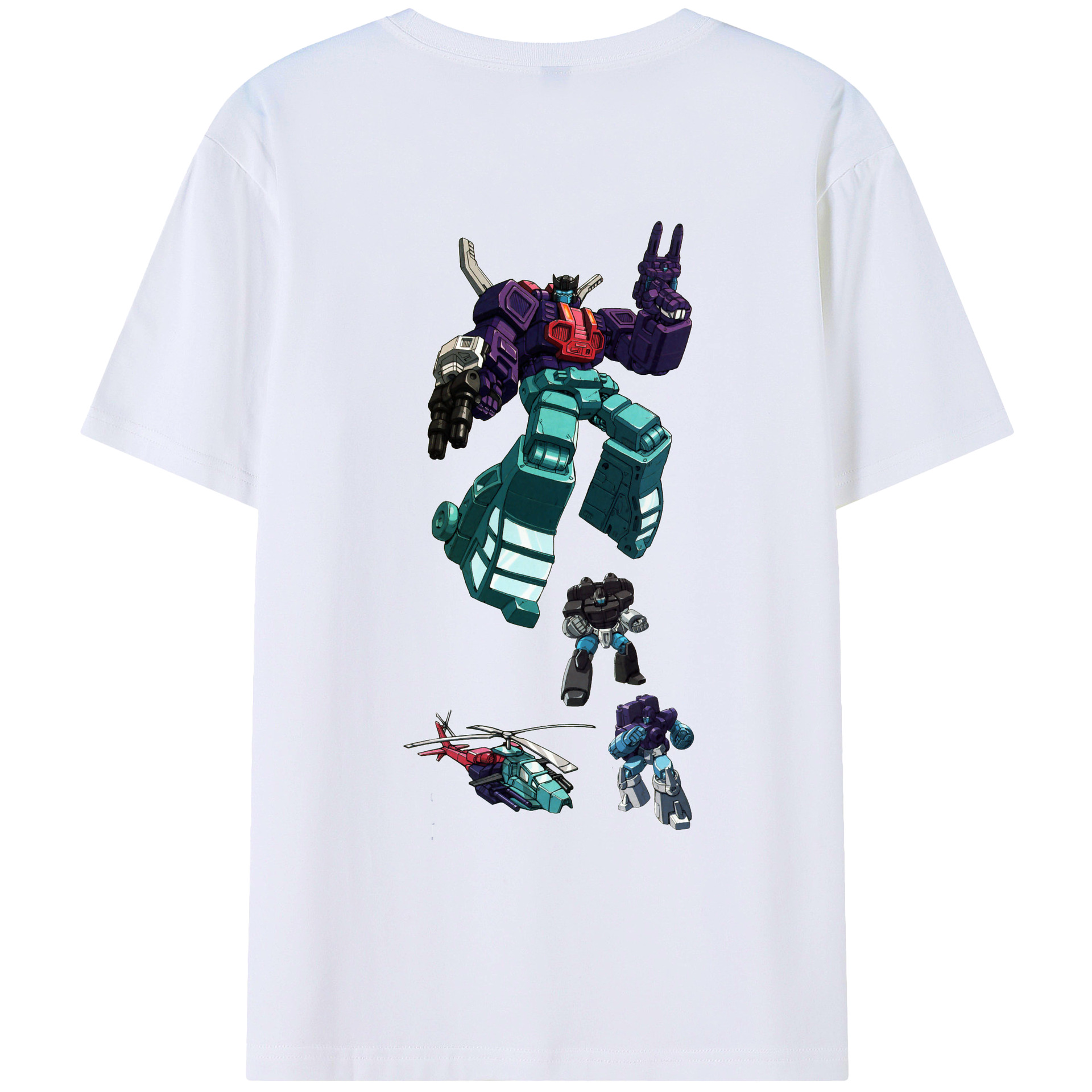 （画像用）  綿100％ メンズ半袖Tシャツ（バックプリント） 通気性