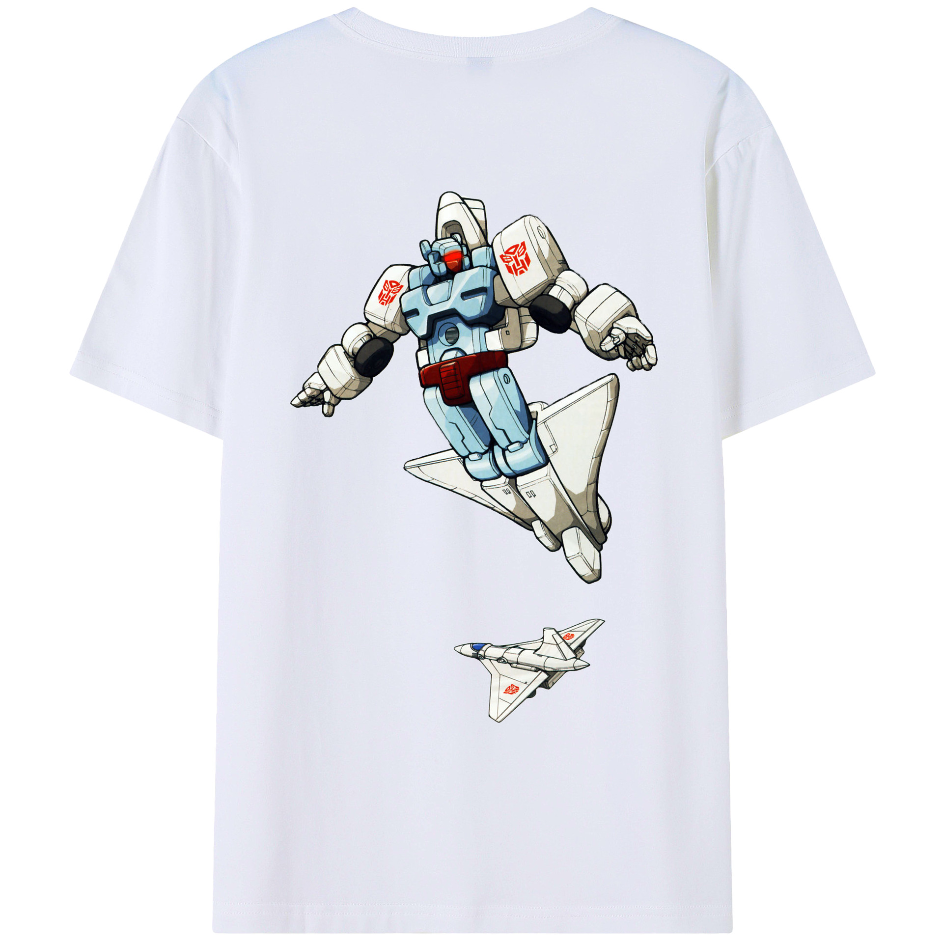 （画像用）  綿100％ メンズ半袖Tシャツ（バックプリント） 通気性