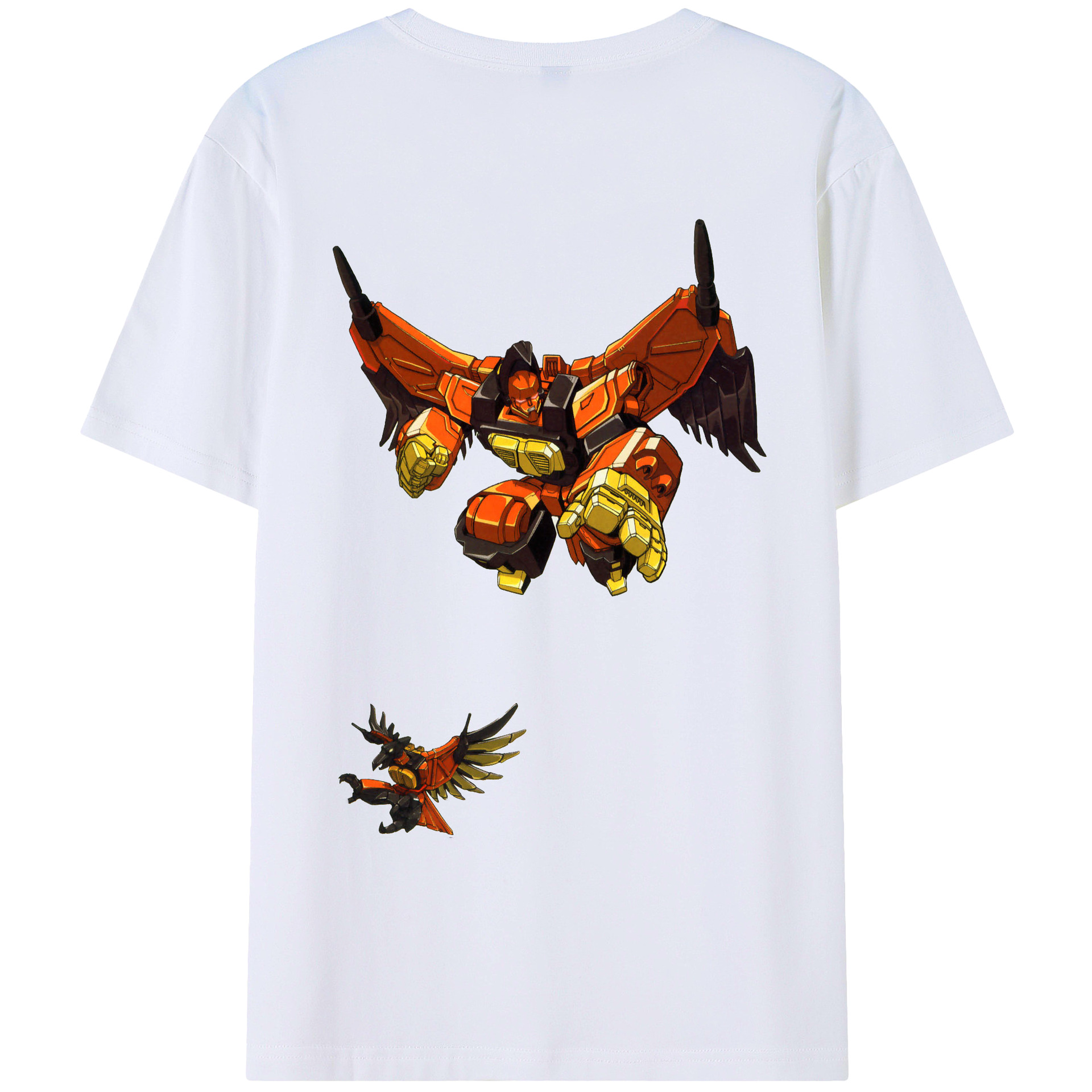 （画像用）  綿100％ メンズ半袖Tシャツ（バックプリント） 通気性