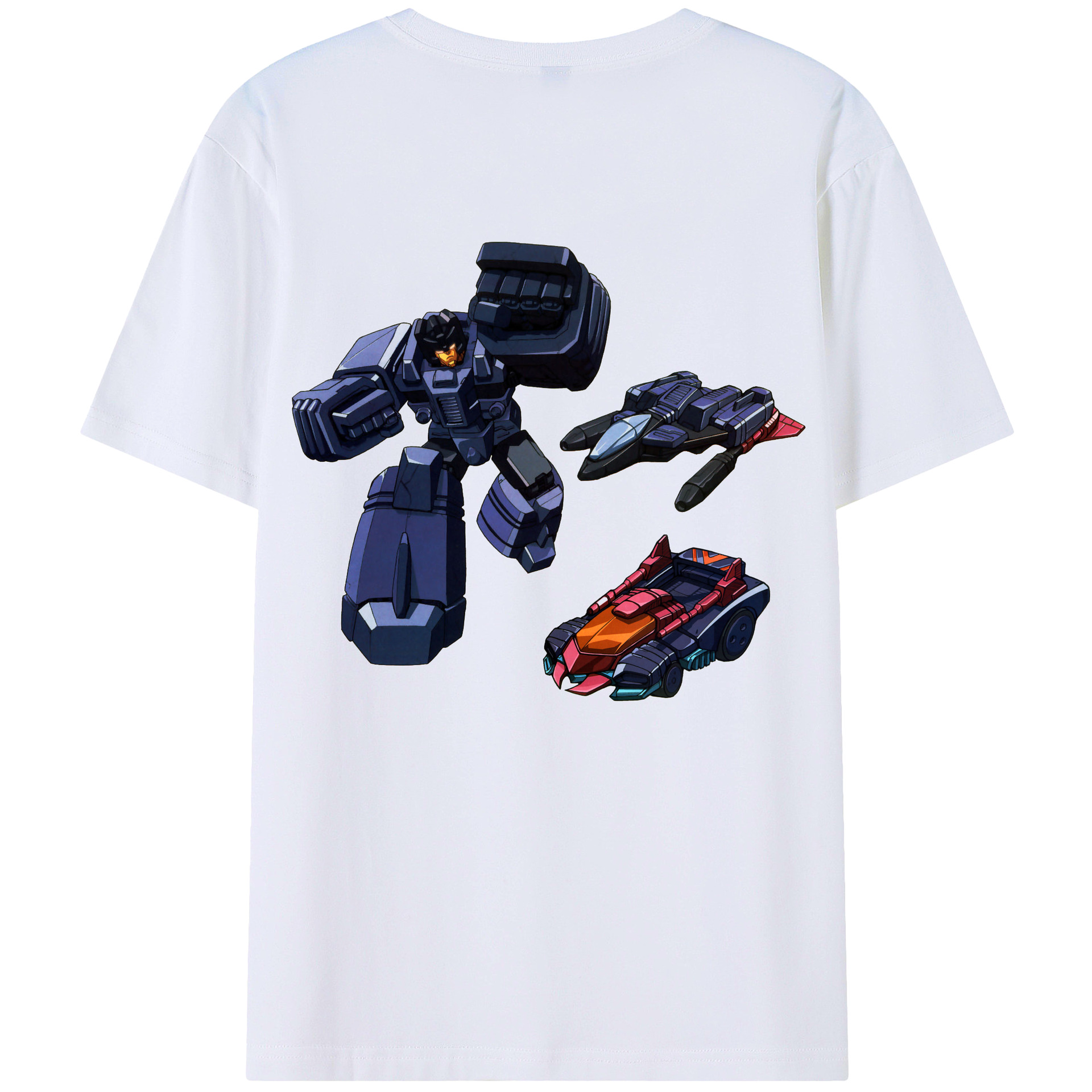 （画像用）  綿100％ メンズ半袖Tシャツ（バックプリント） 通気性