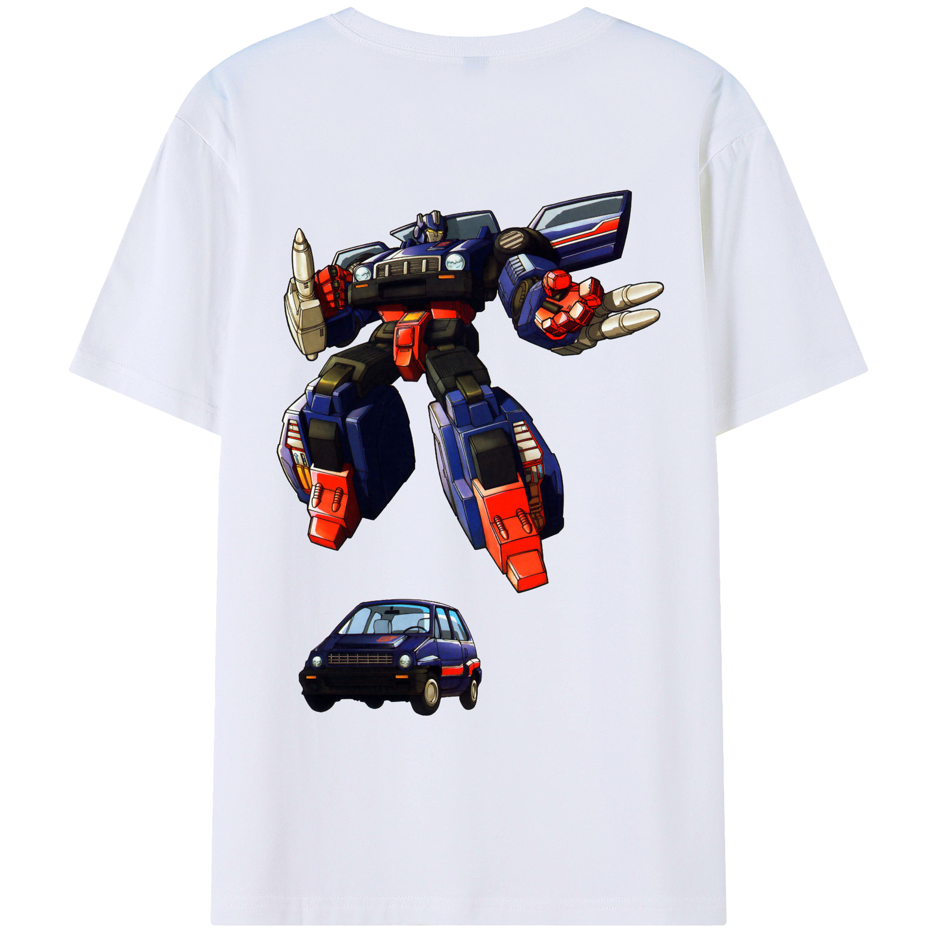 （画像用）  綿100％ メンズ半袖Tシャツ（バックプリント） 通気性