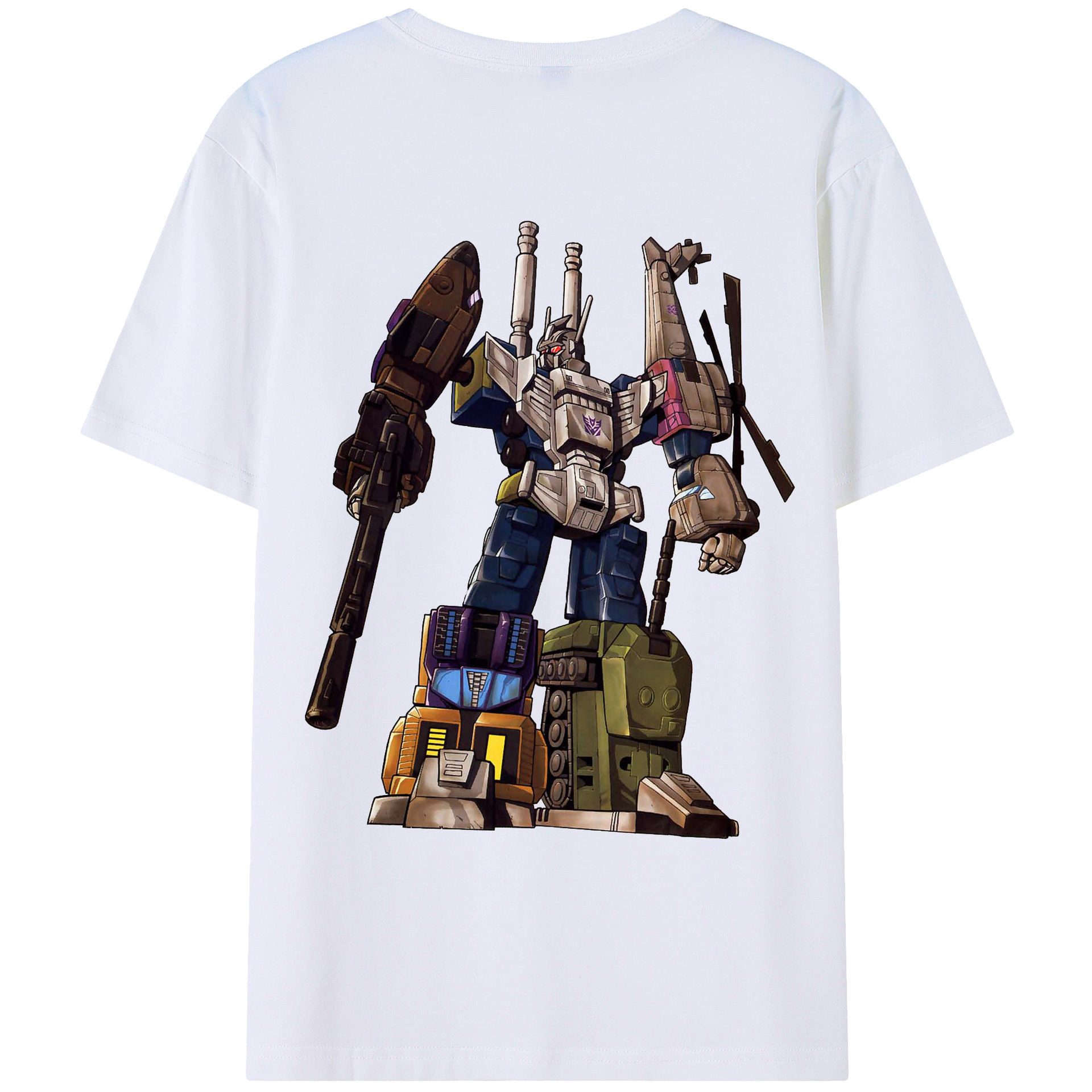 （画像用）  綿100％ メンズ半袖Tシャツ（バックプリント） 通気性
