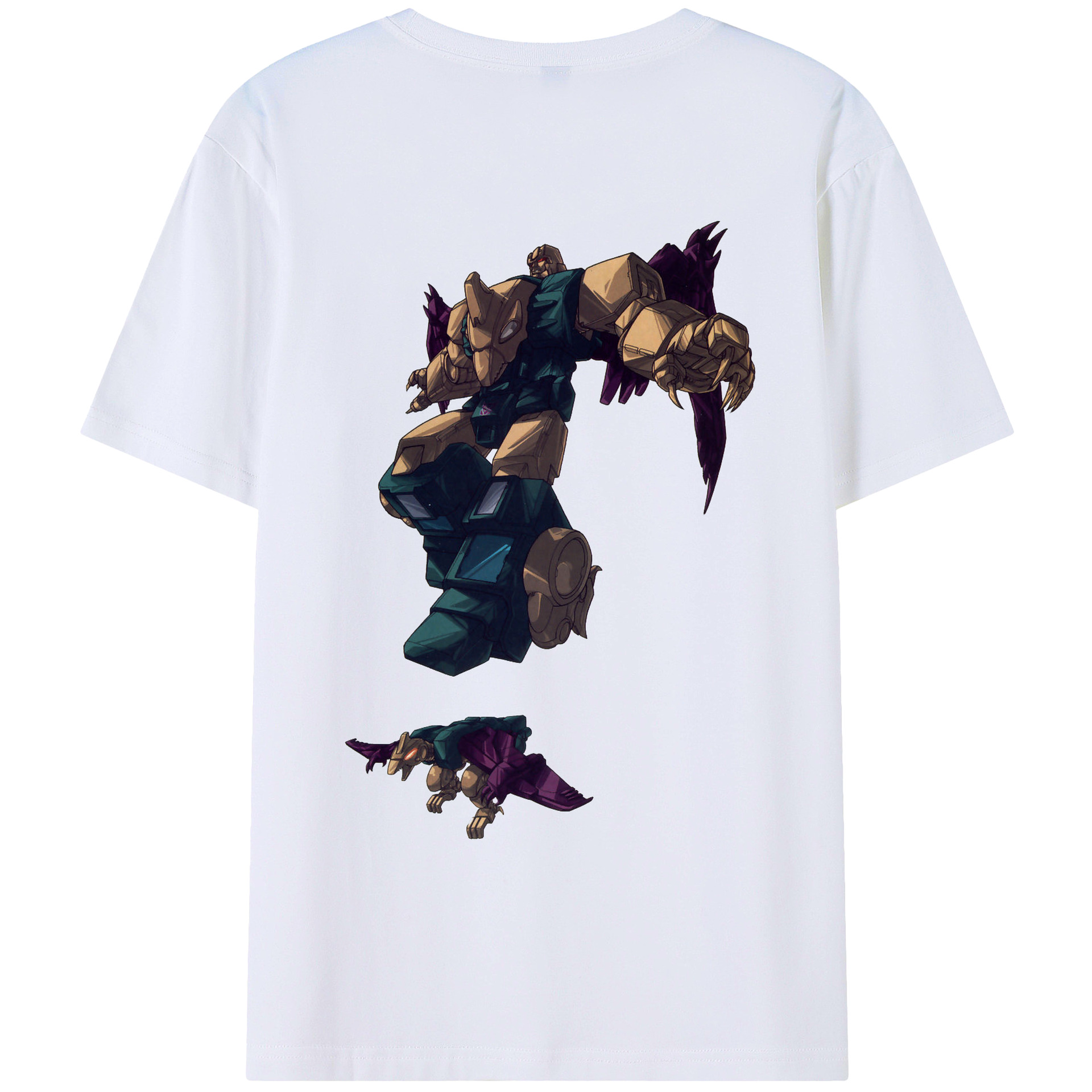 （画像用）  綿100％ メンズ半袖Tシャツ（バックプリント） 通気性