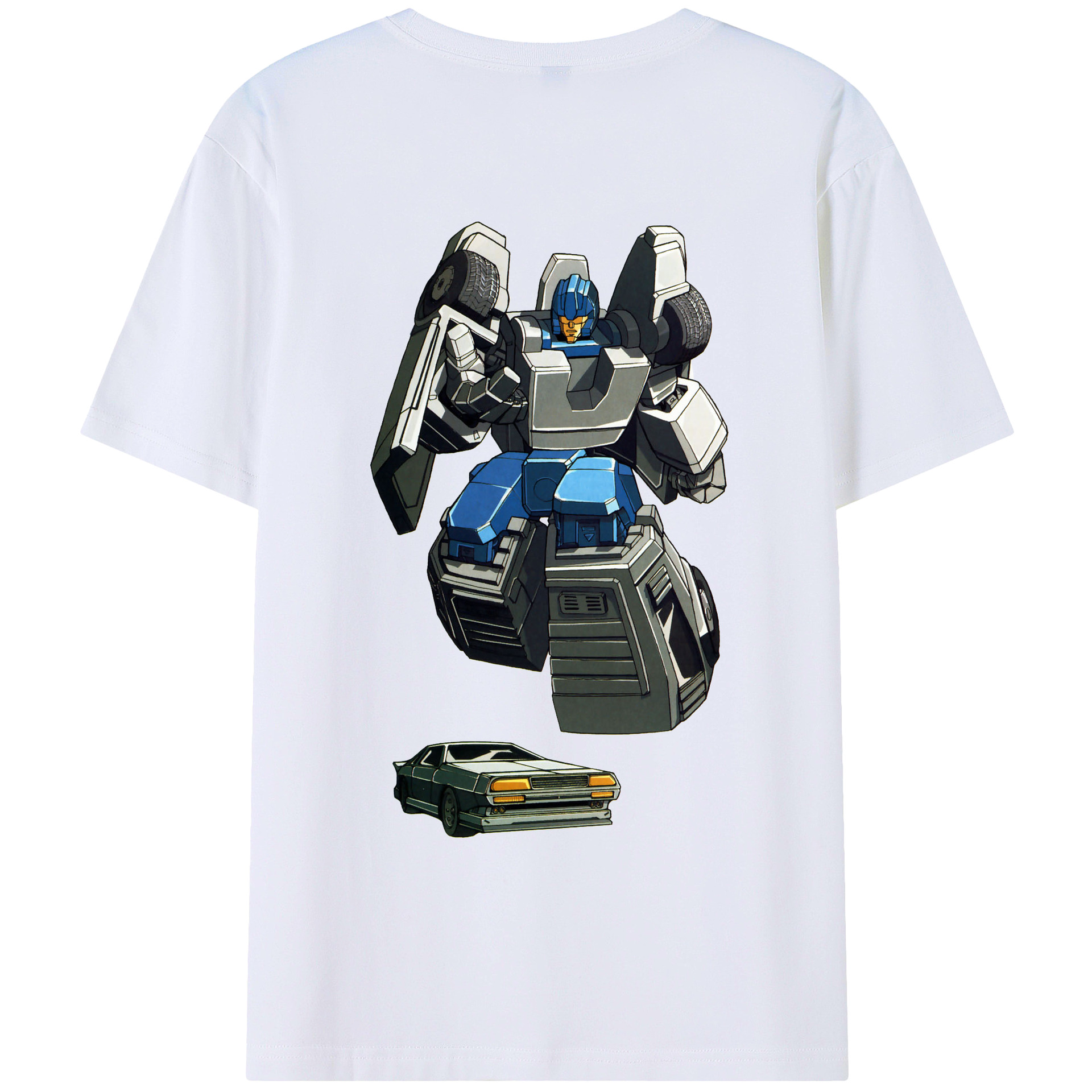 （画像用）  綿100％ メンズ半袖Tシャツ（バックプリント） 通気性