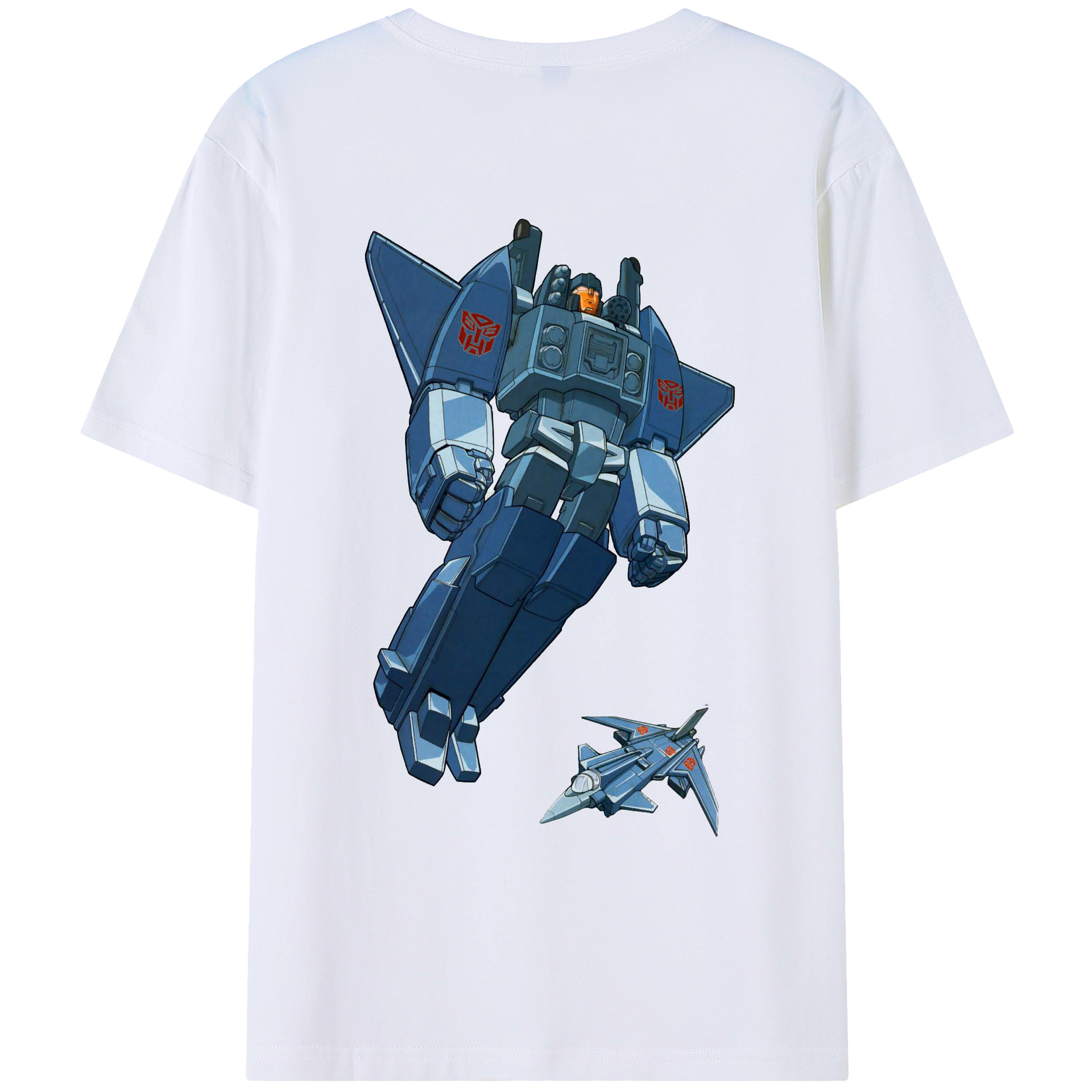 （画像用）  綿100％ メンズ半袖Tシャツ（バックプリント） 通気性