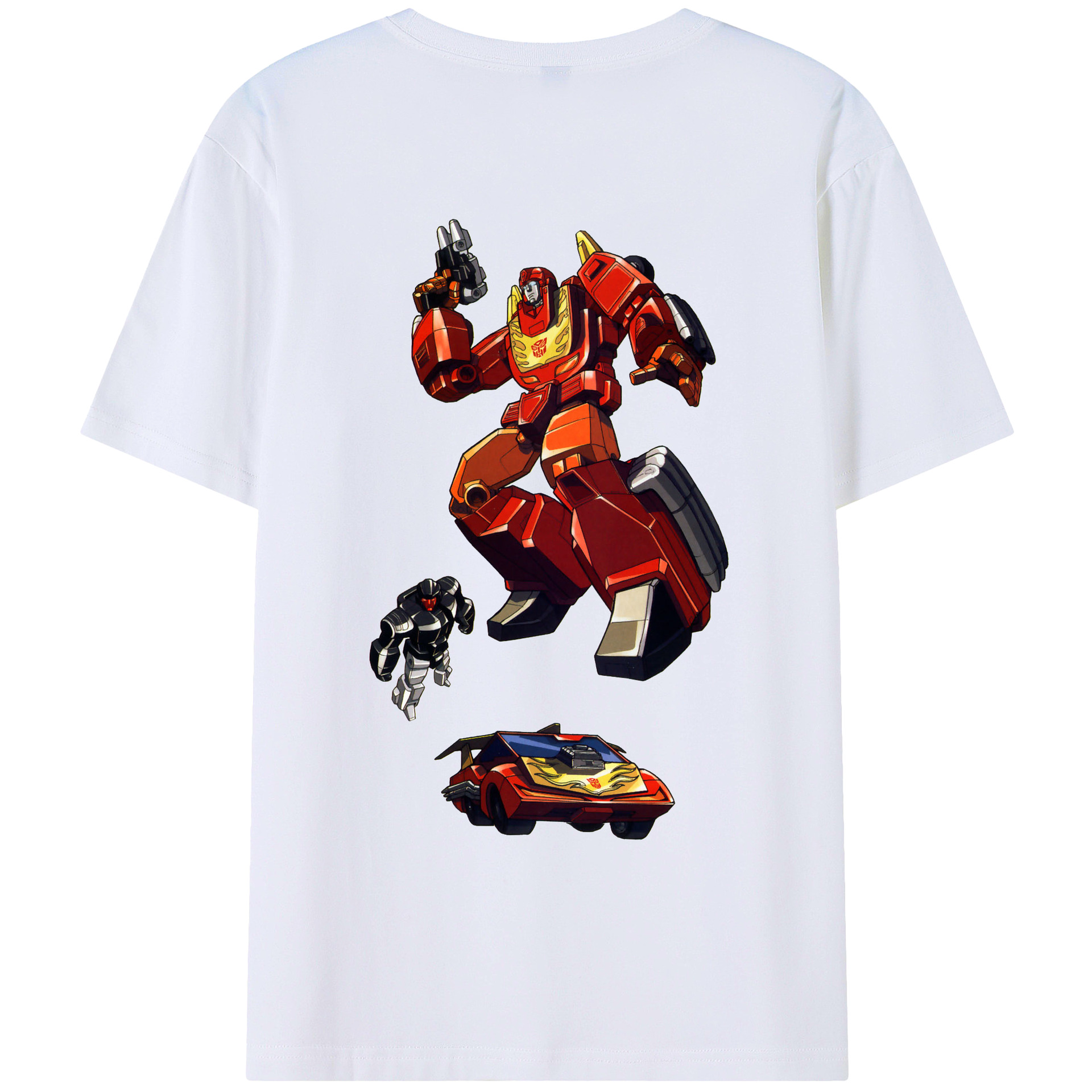 （画像用）  綿100％ メンズ半袖Tシャツ（バックプリント） 通気性