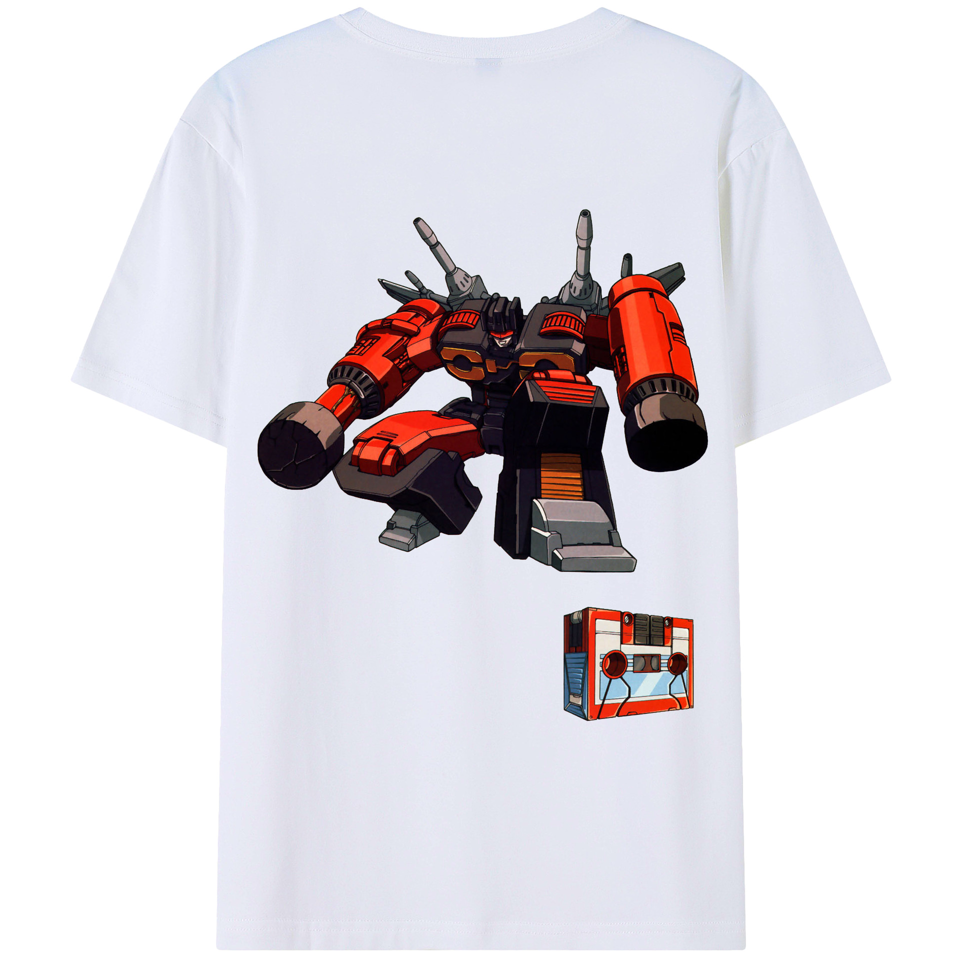 （画像用）  綿100％ メンズ半袖Tシャツ（バックプリント） 通気性