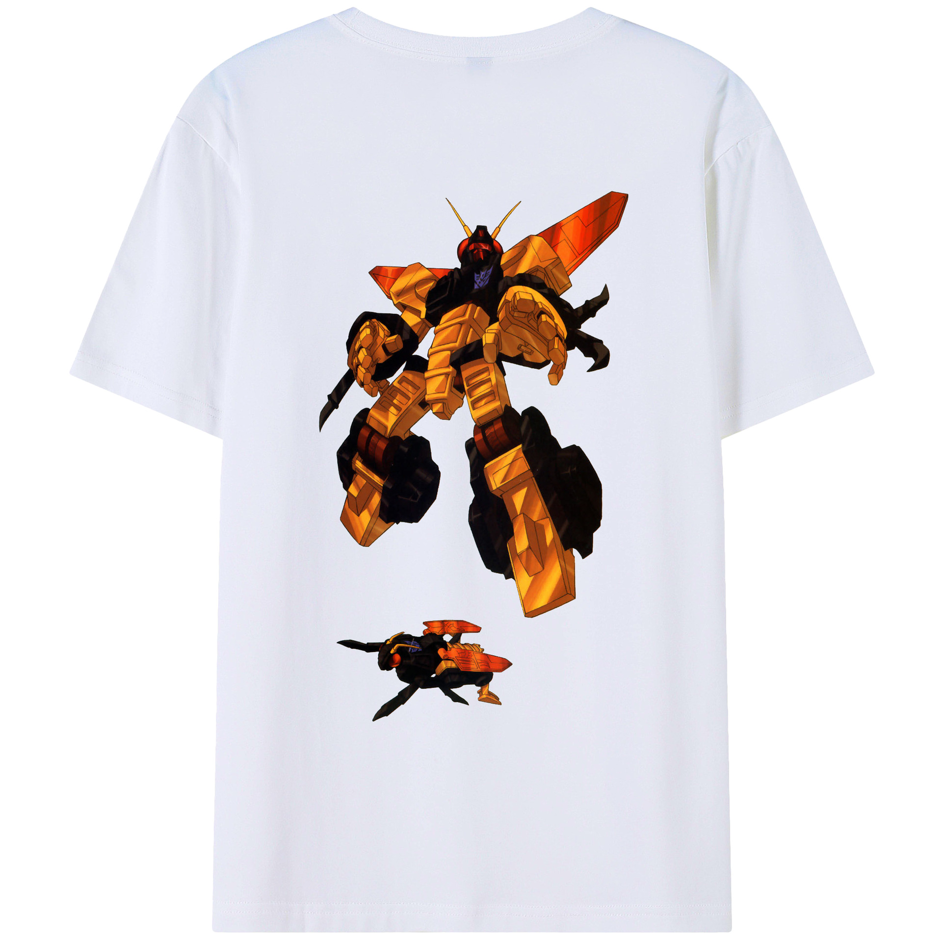 （画像用）  綿100％ メンズ半袖Tシャツ（バックプリント） 通気性