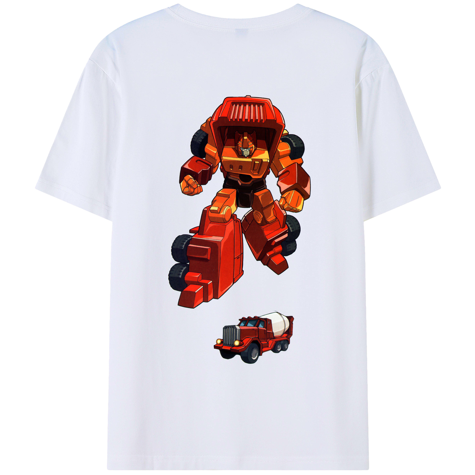 （画像用）  綿100％ メンズ半袖Tシャツ（バックプリント） 通気性