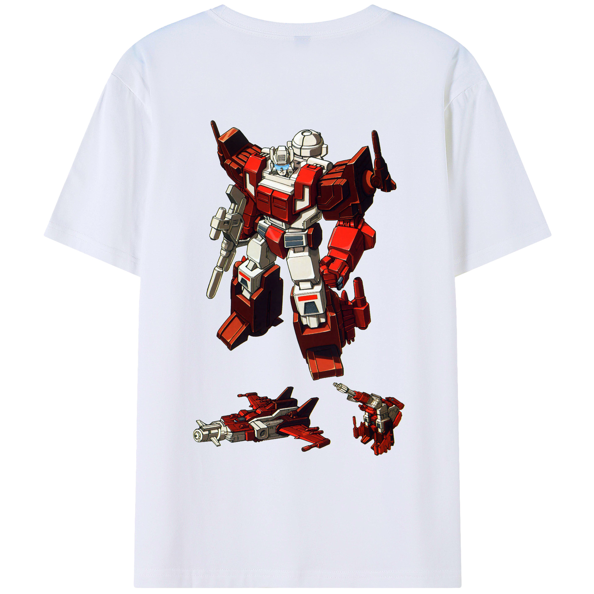 （画像用）  綿100％ メンズ半袖Tシャツ（バックプリント） 通気性