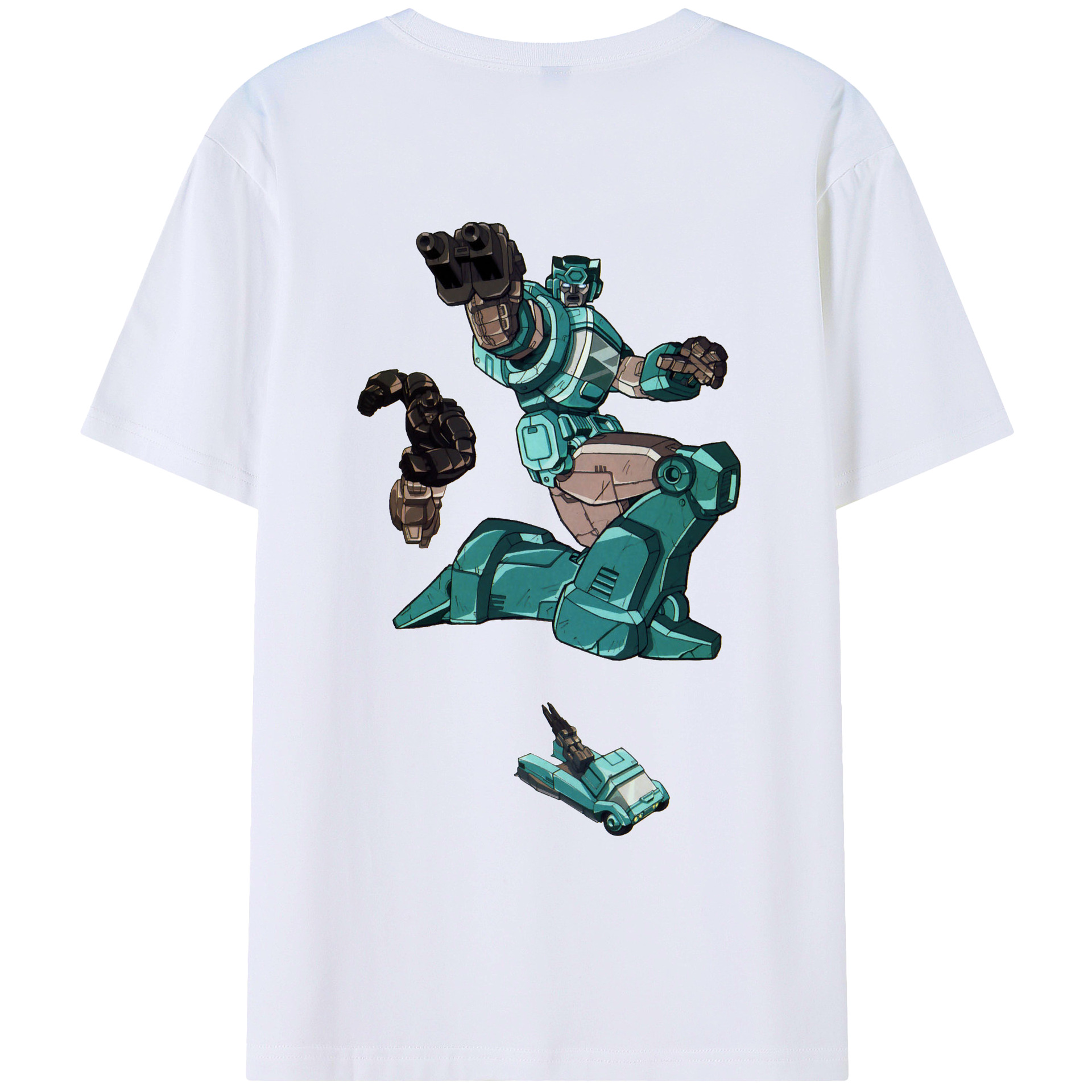 （画像用）  綿100％ メンズ半袖Tシャツ（バックプリント） 通気性
