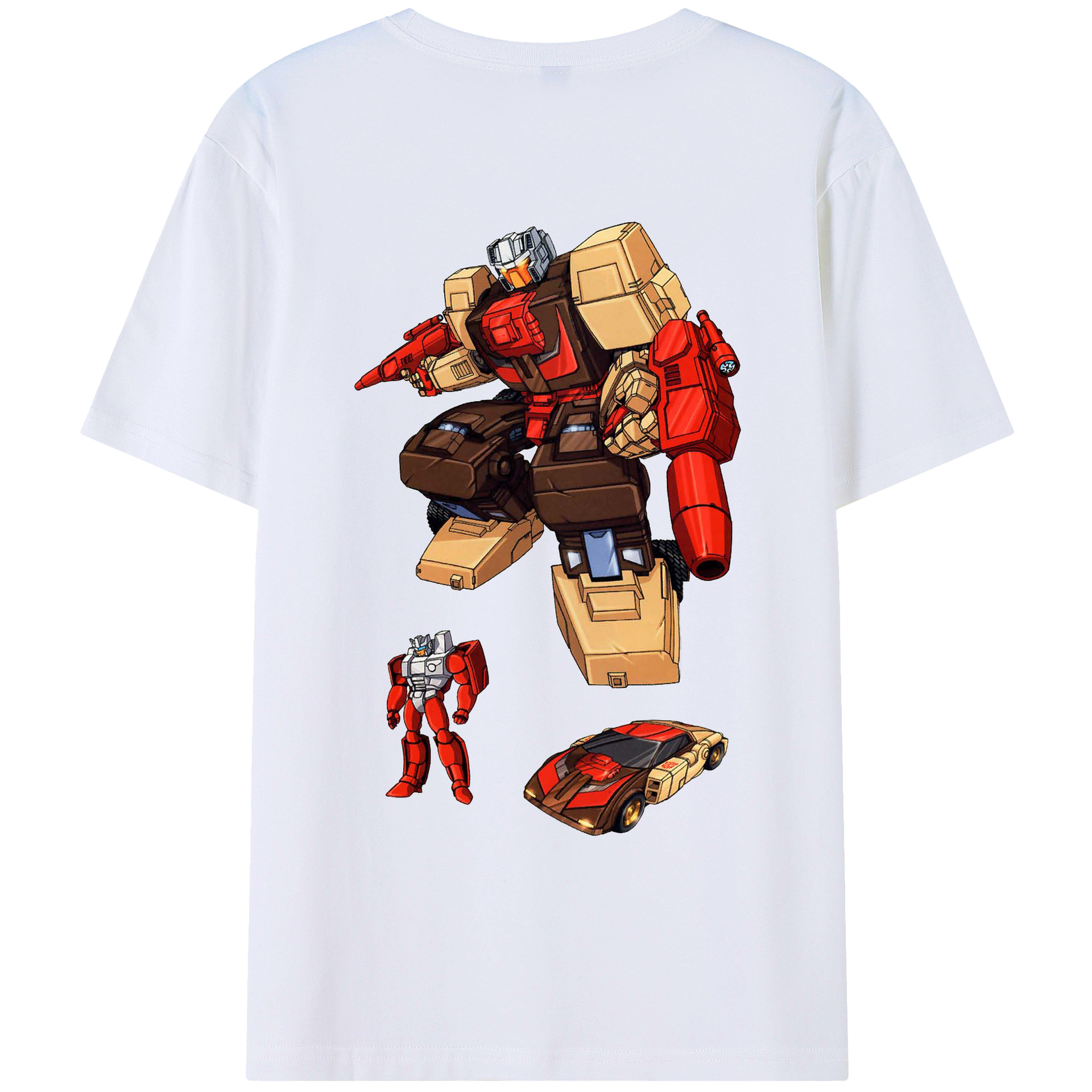 （画像用）  綿100％ メンズ半袖Tシャツ（バックプリント） 通気性