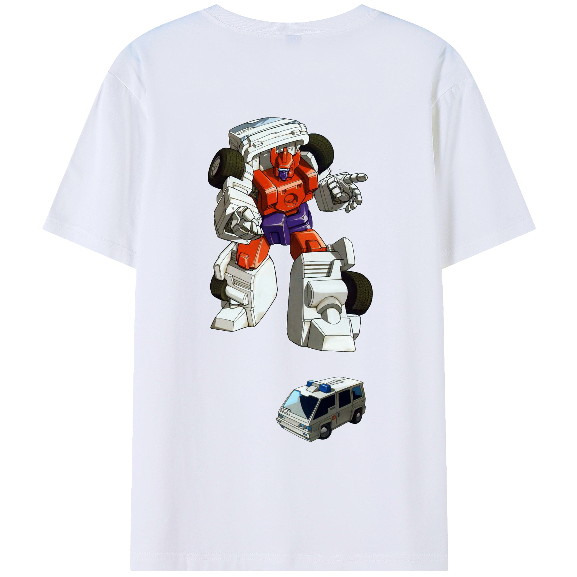 （画像用）  綿100％ メンズ半袖Tシャツ（バックプリント） 通気性